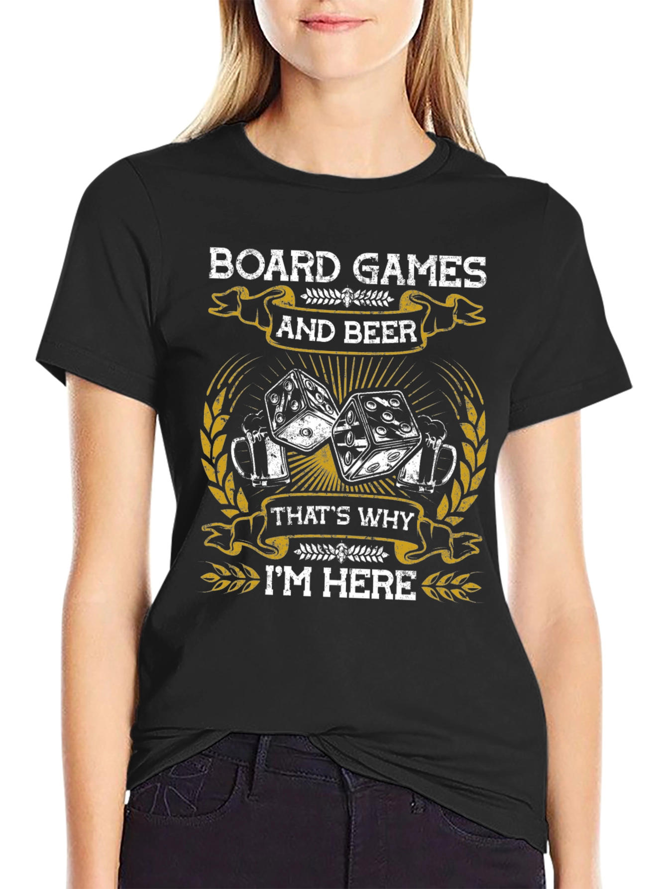 Board Games & Beer Graphic T-Shirt