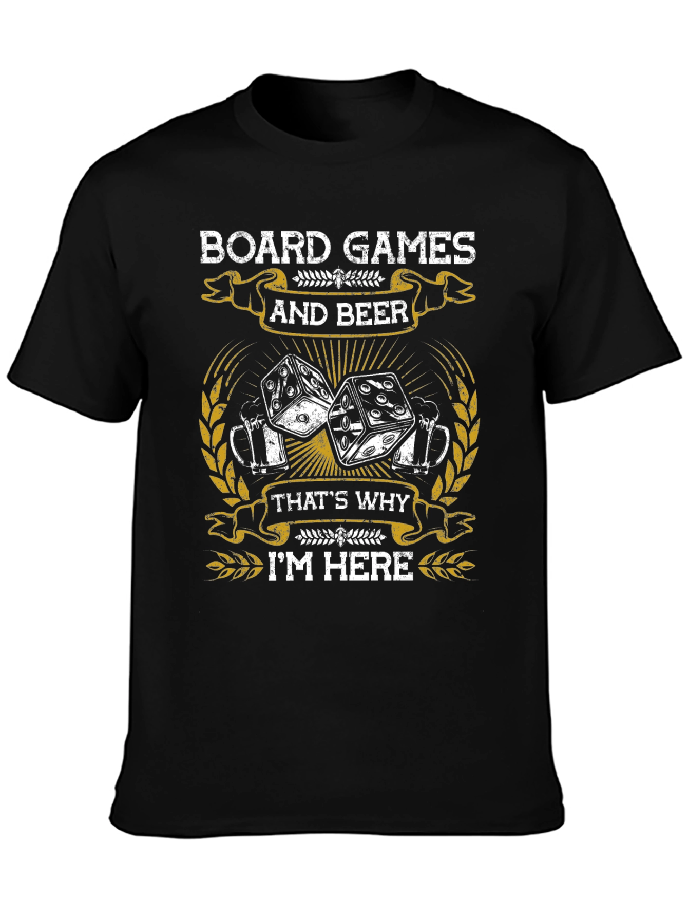 Board Games & Beer Graphic T-Shirt