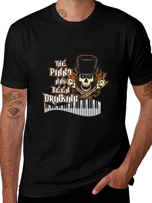 The Piano Has Been Drinking Graphic T-Shirt
