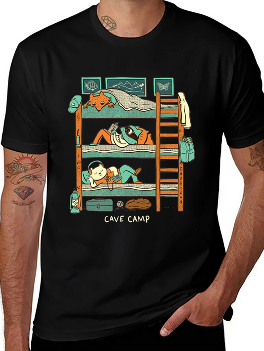 Cave Camp Graphic T-Shirt