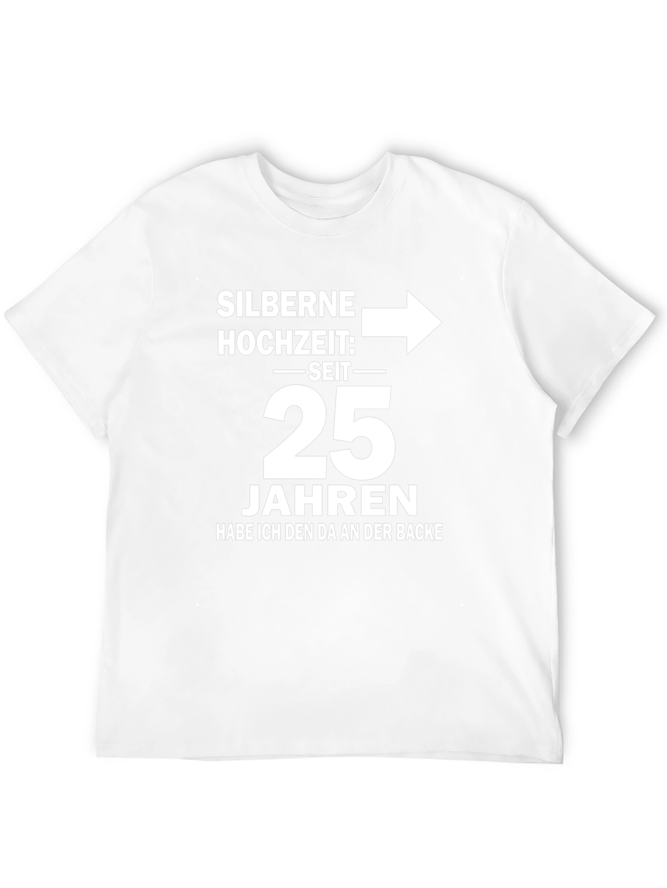 25th Anniversary T-Shirt - Silver Wedding
