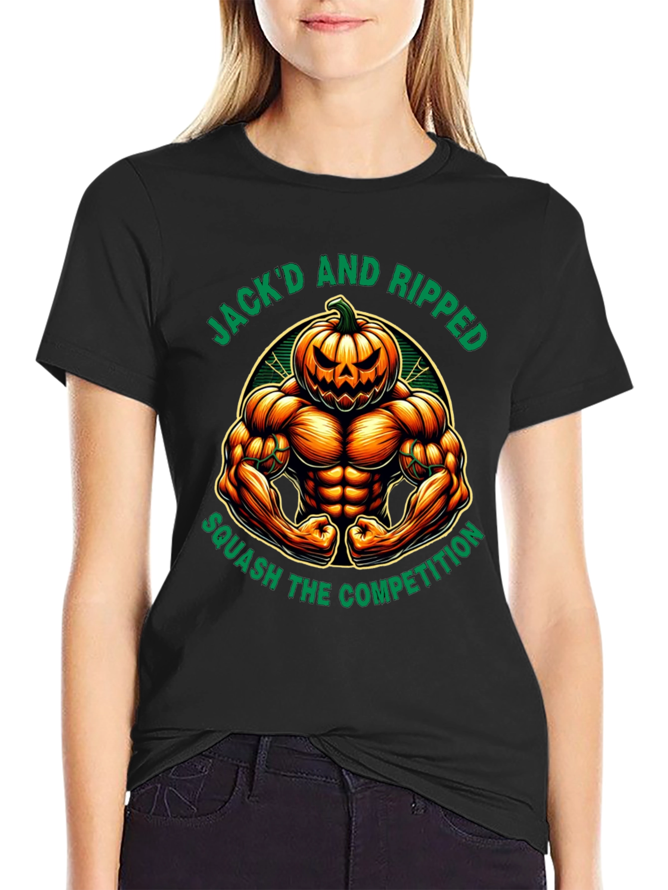 Jackd and Ripped Halloween Gym T-Shirt