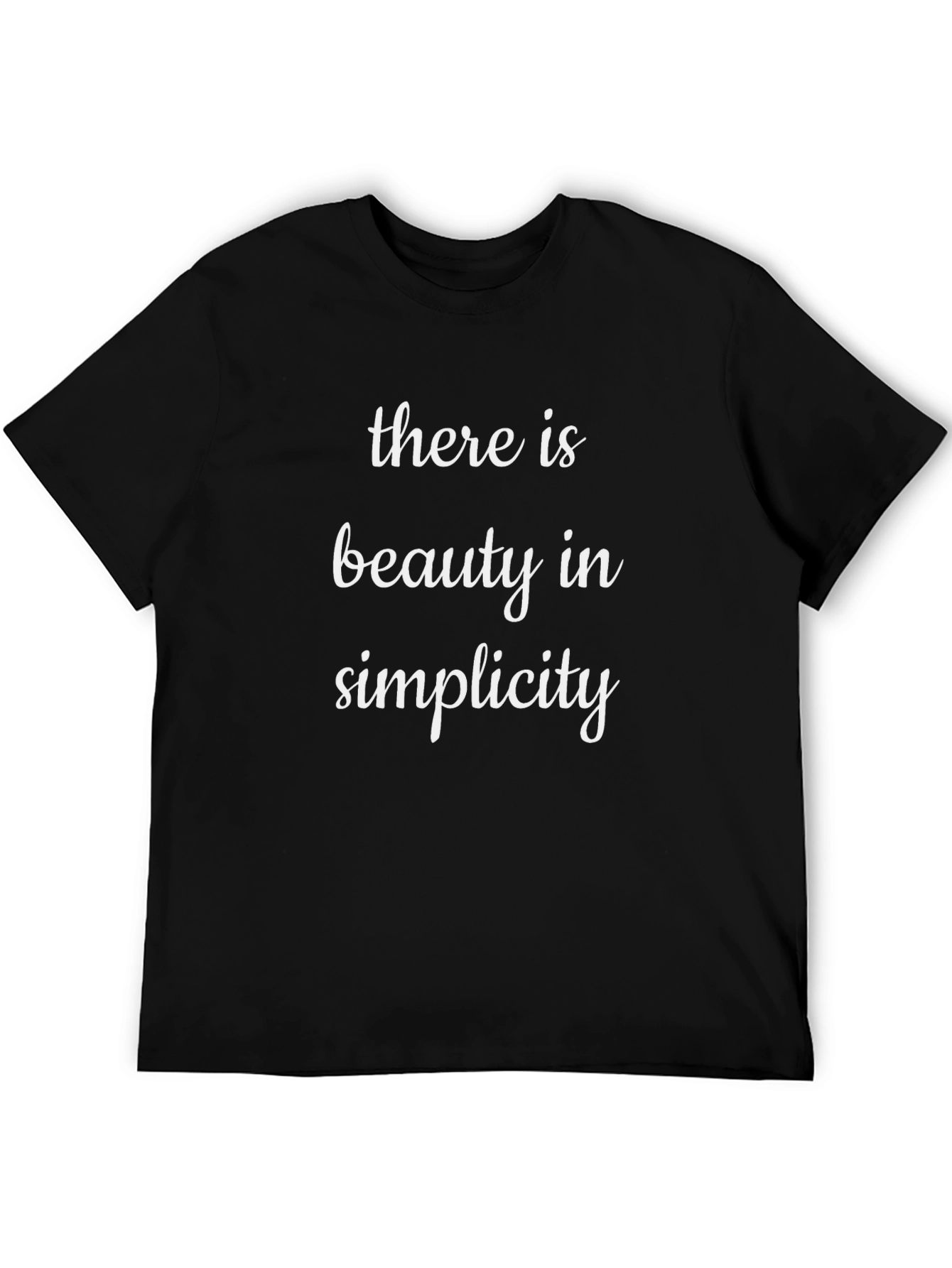 Beauty in Simplicity T-Shirt - Black