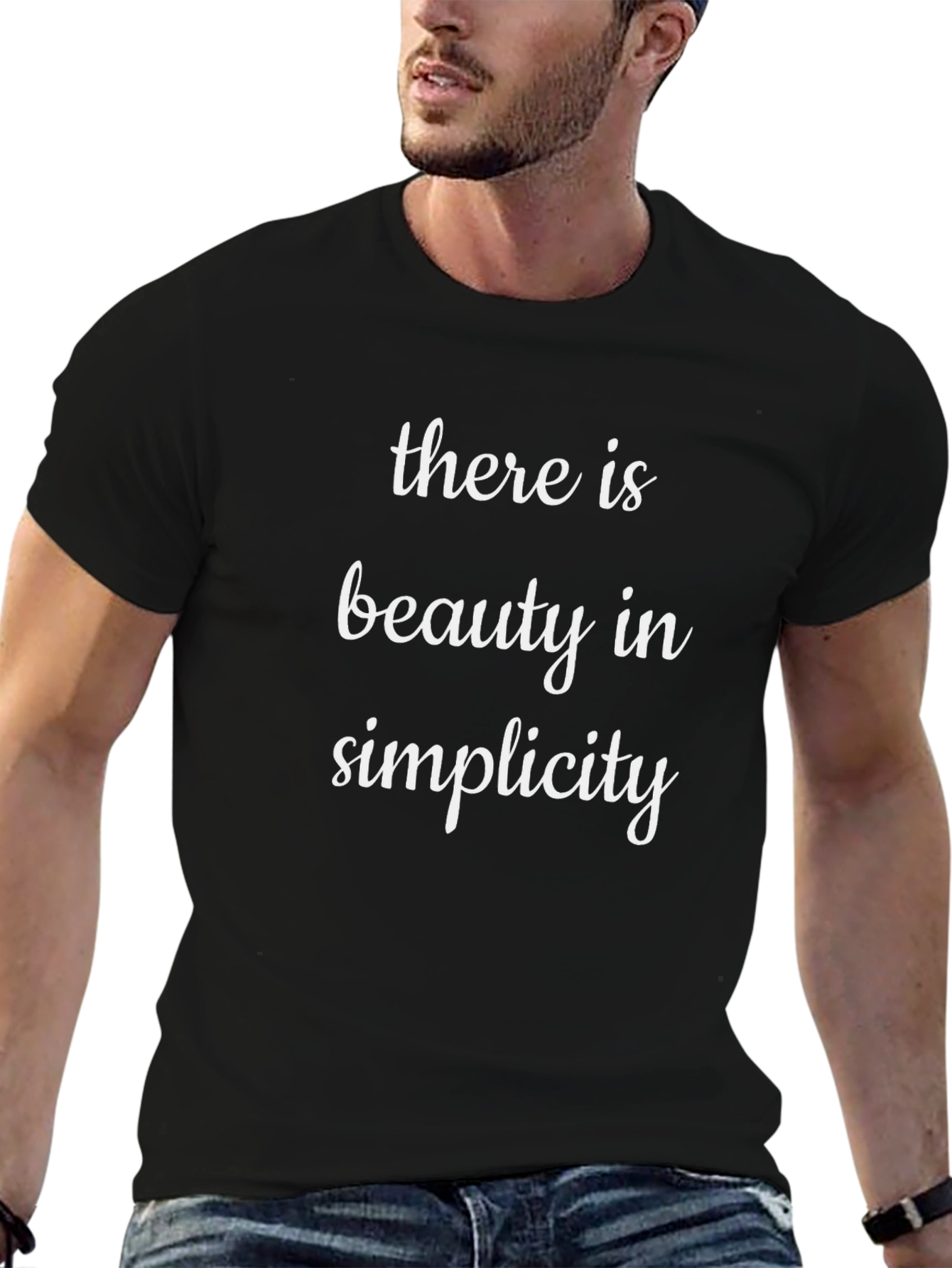 Beauty in Simplicity T-Shirt - Black
