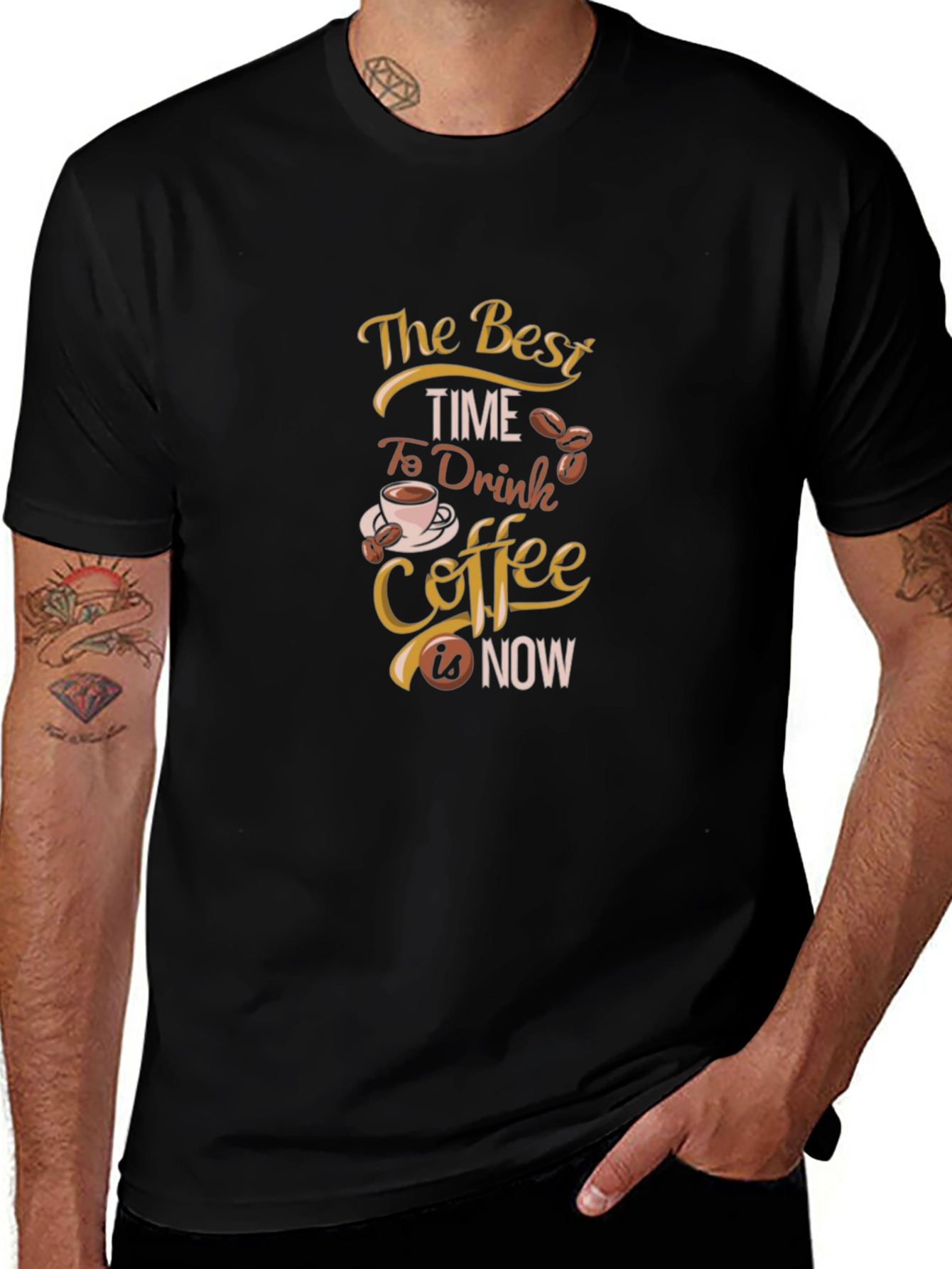 Coffee Lovers T-Shirt: The Best Time is Now