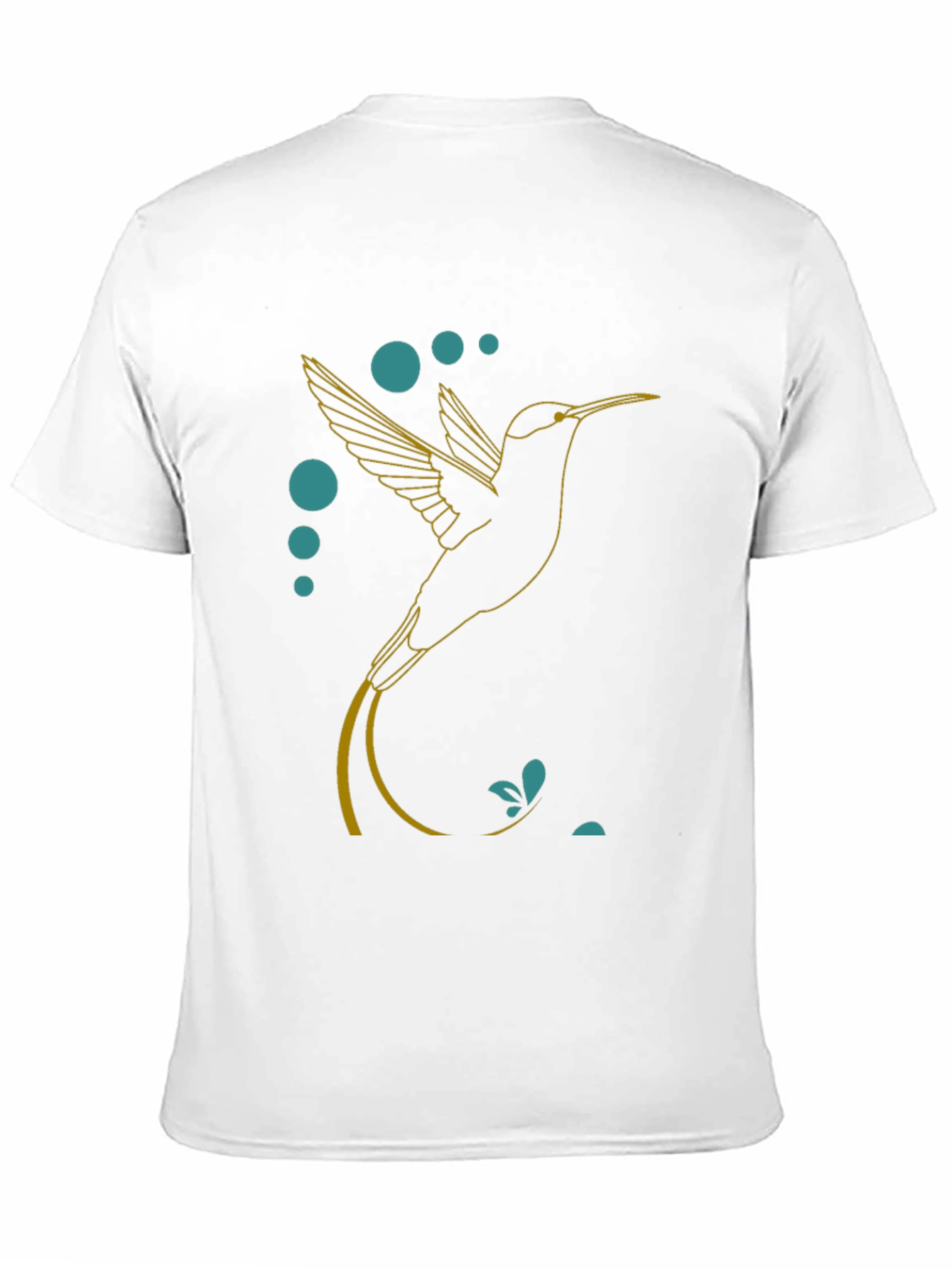 Hummingbird Graphic Tee - Stylish Black T-Shirt