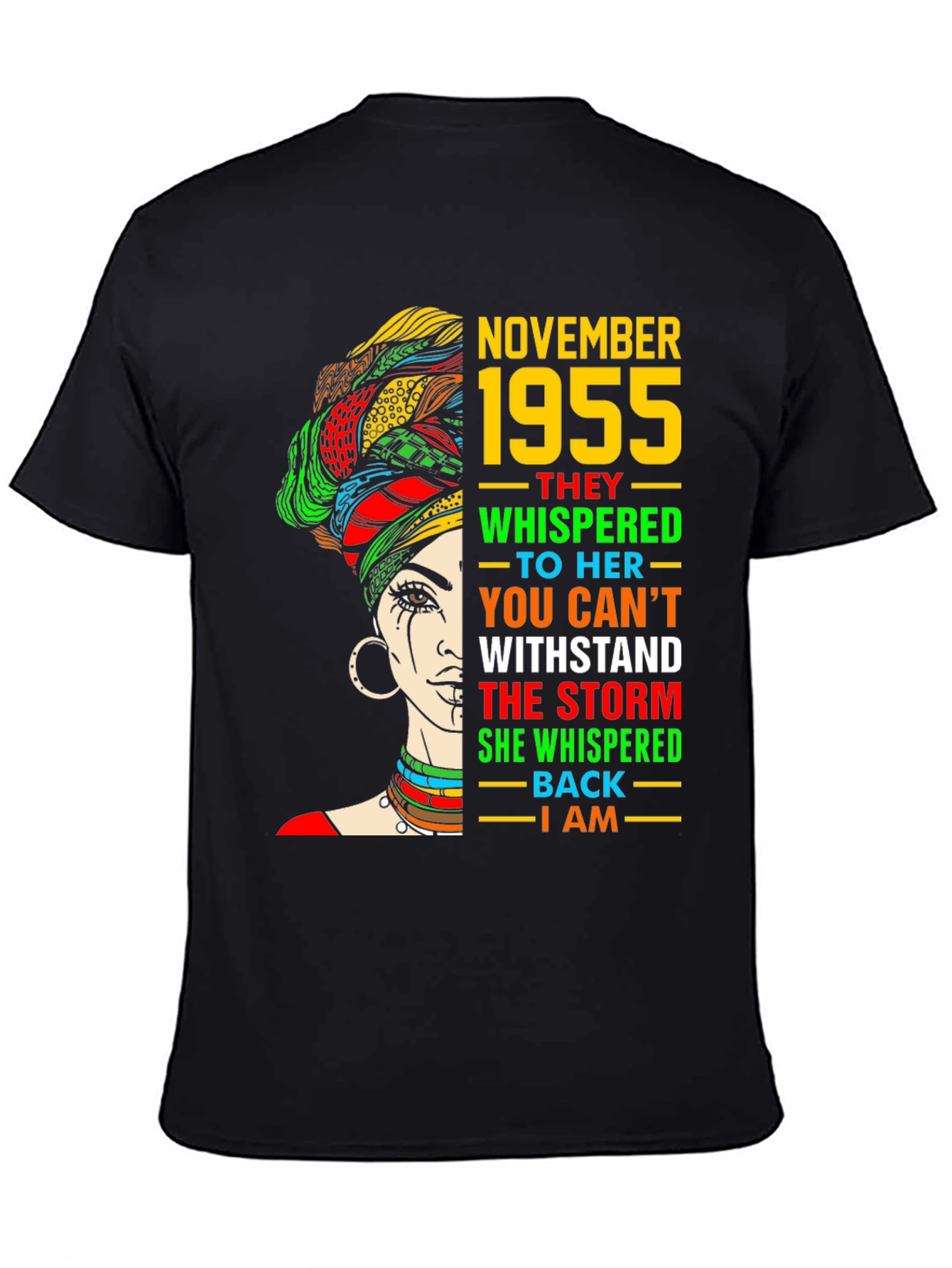 November 1955 Black Woman Empowerment T-Shirt