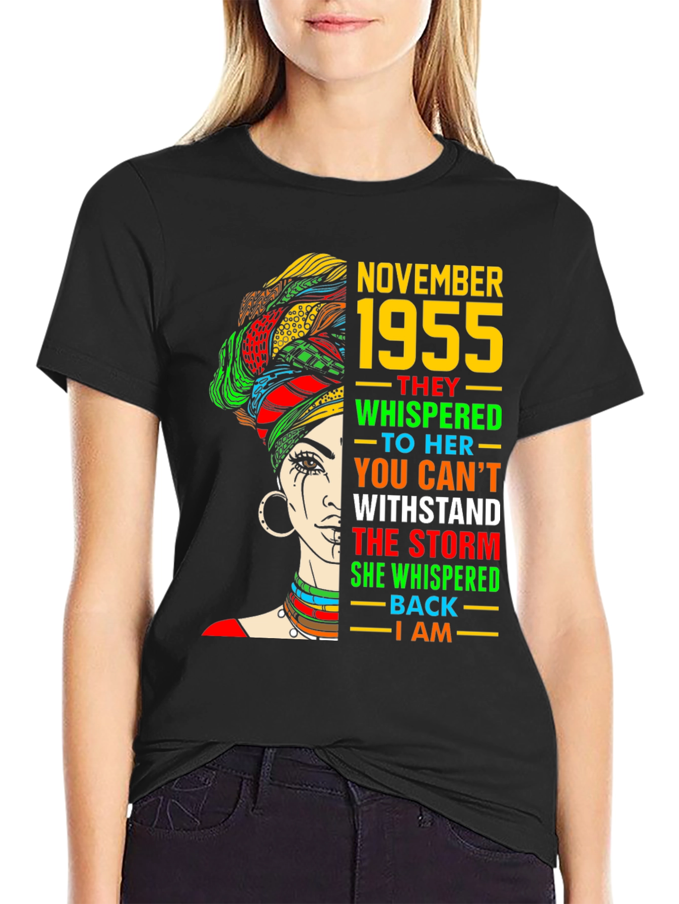 November 1955 Black Woman Empowerment T-Shirt