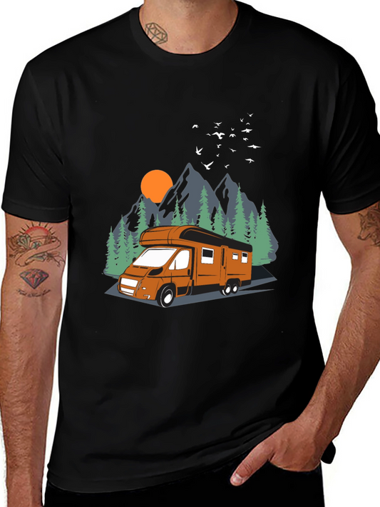 Camper Van Adventure T-Shirt - Explore the Outdoors!