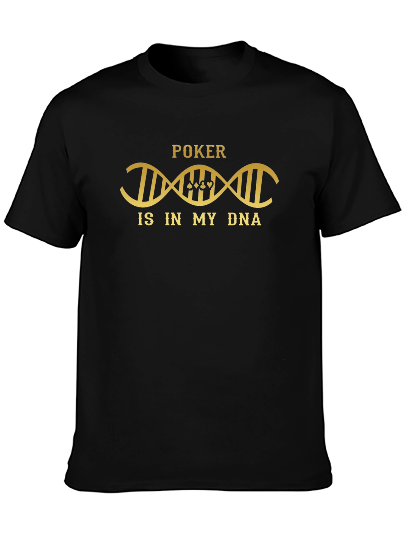Poker DNA T-Shirt - Lucky Card Player Tee