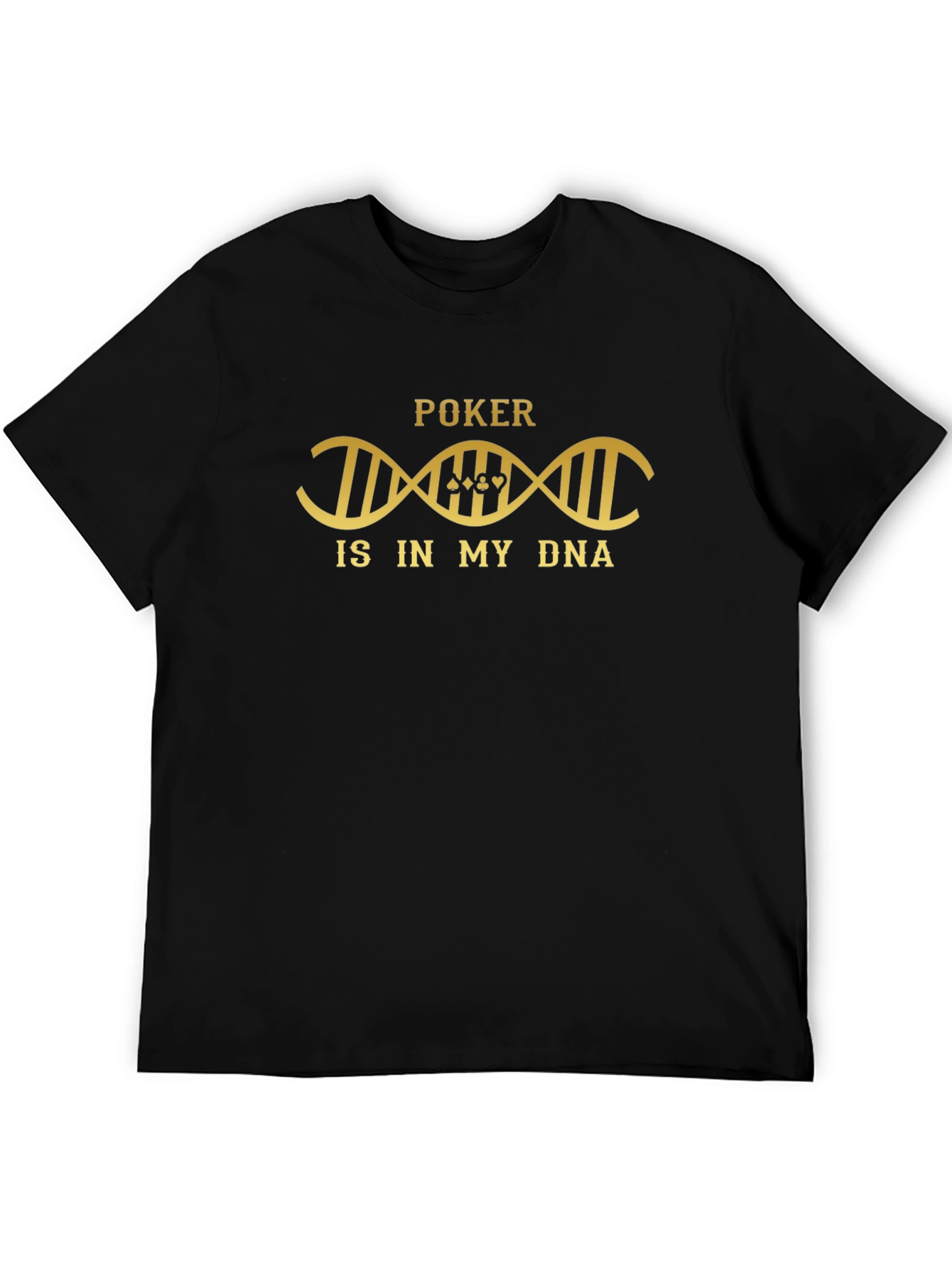 Poker DNA T-Shirt - Lucky Card Player Tee