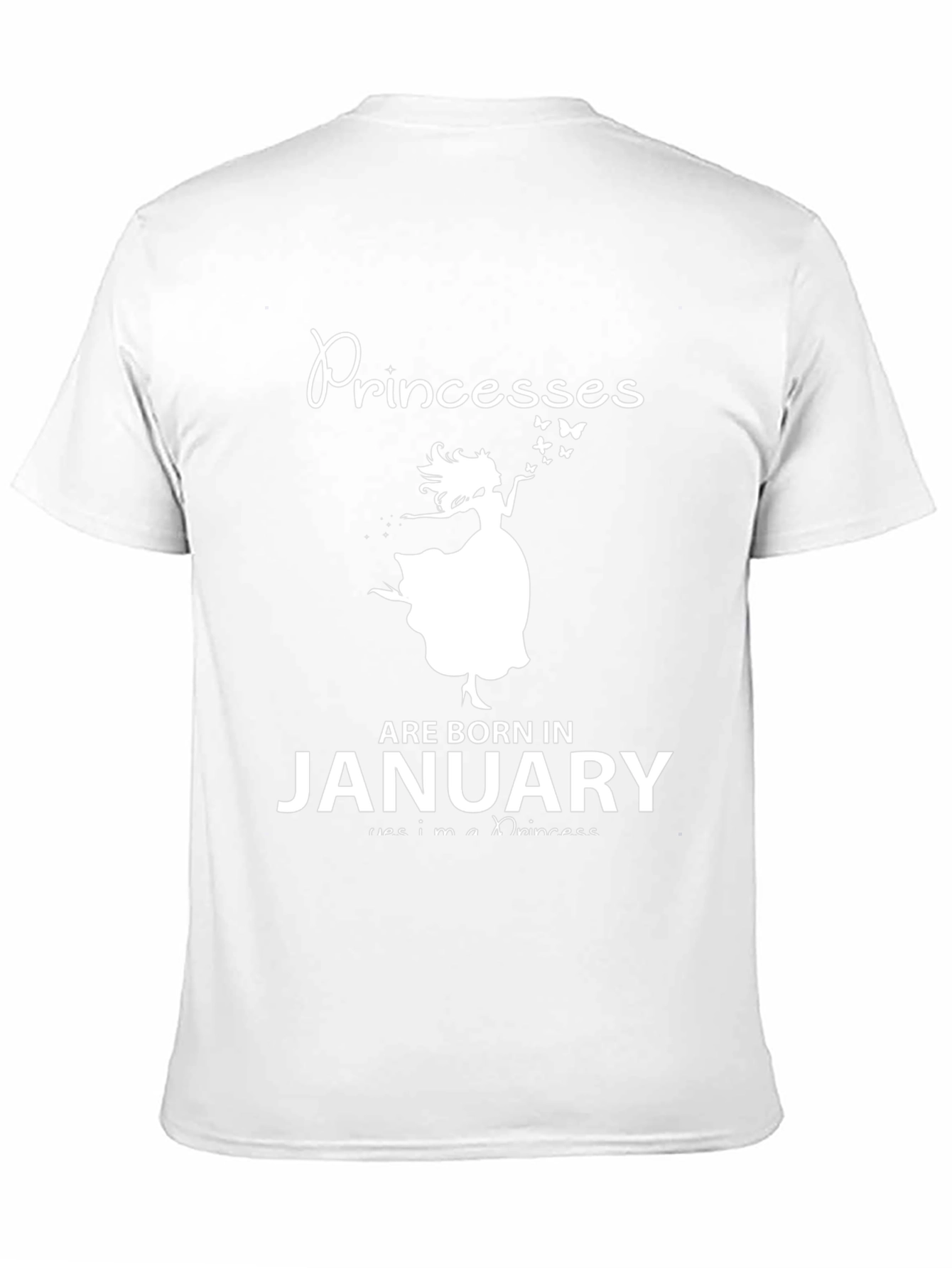 Princesses Are Born In January T-Shirt