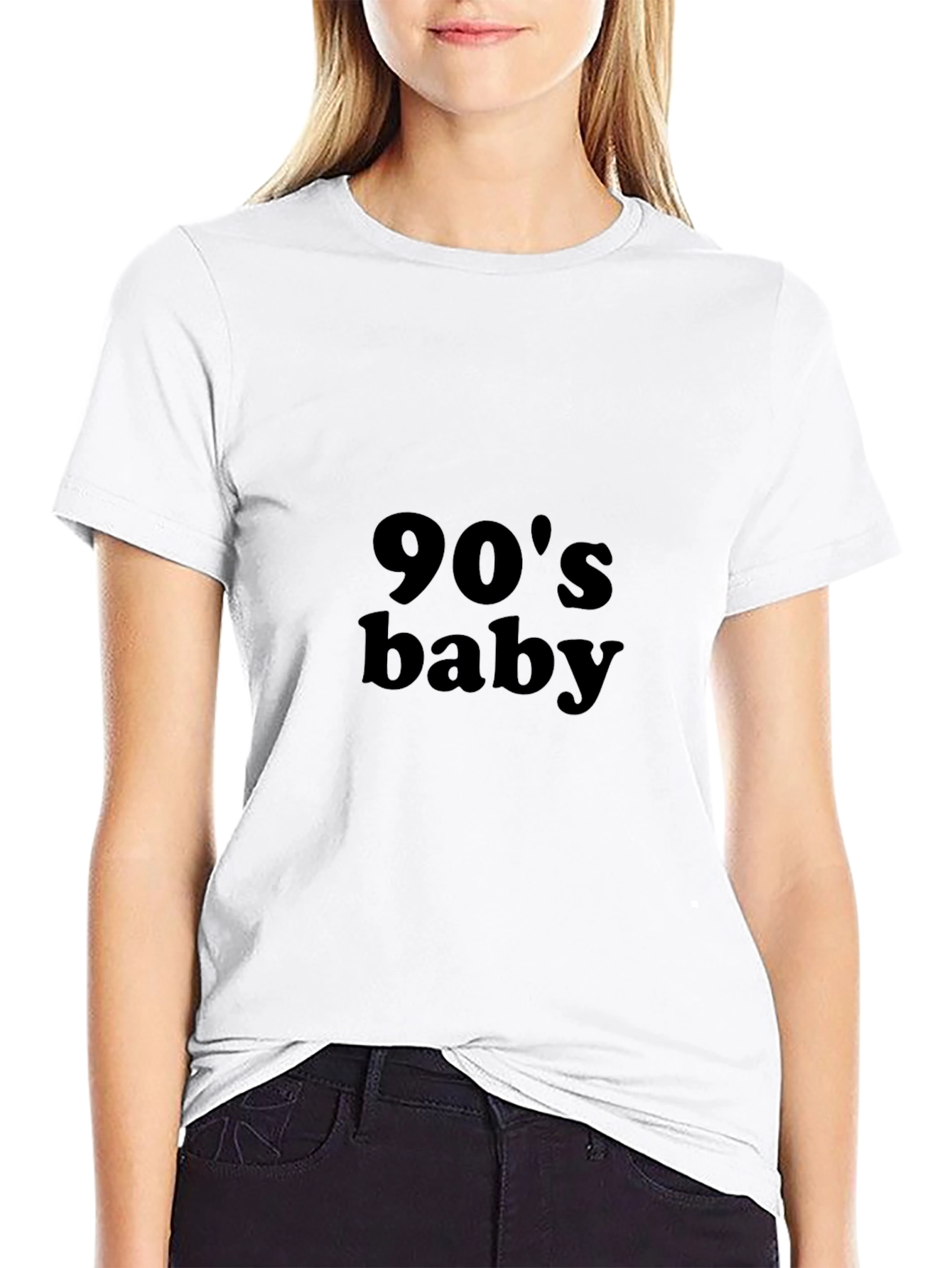 90s Baby Black T-Shirt