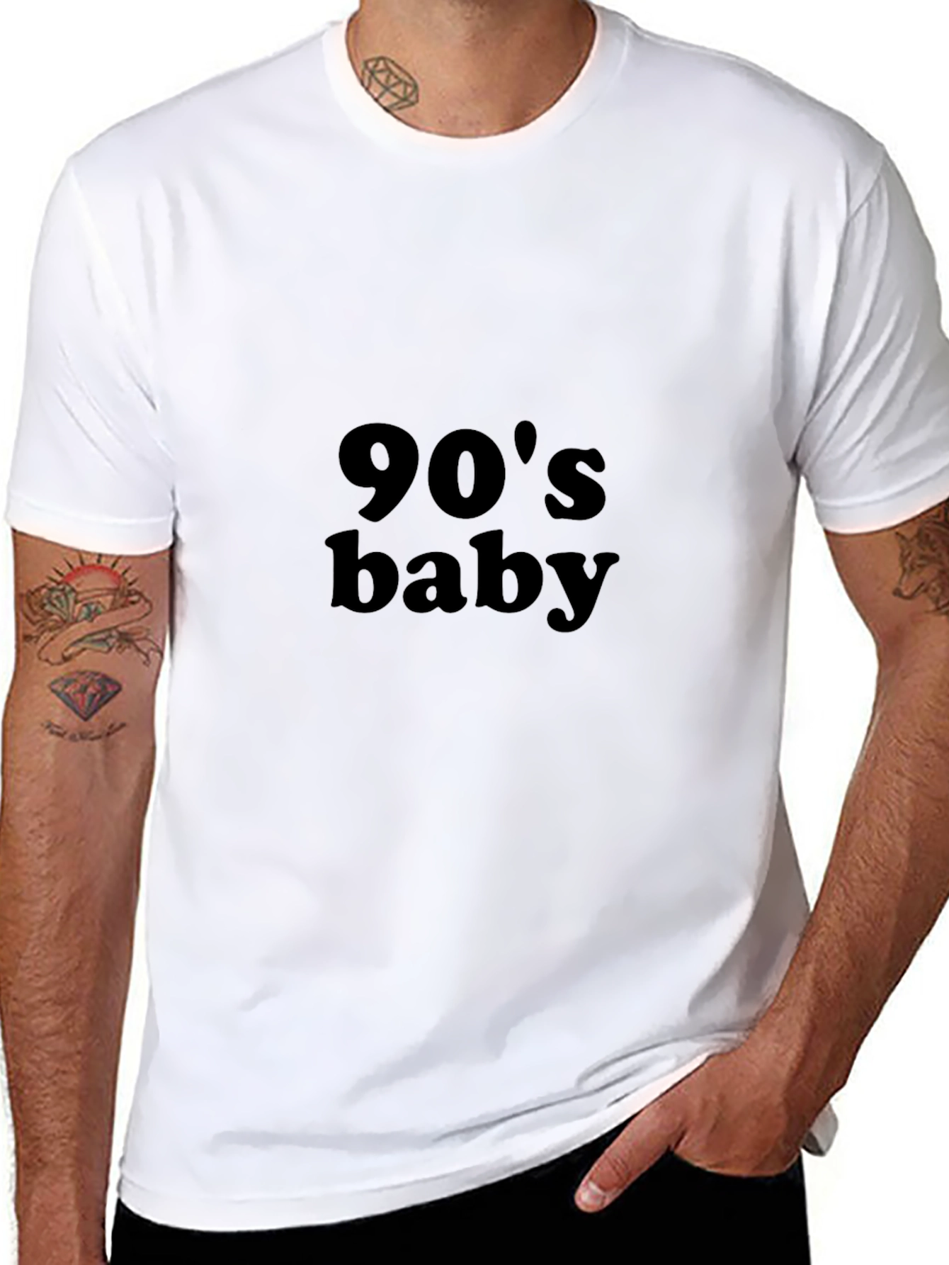 90s Baby Black T-Shirt