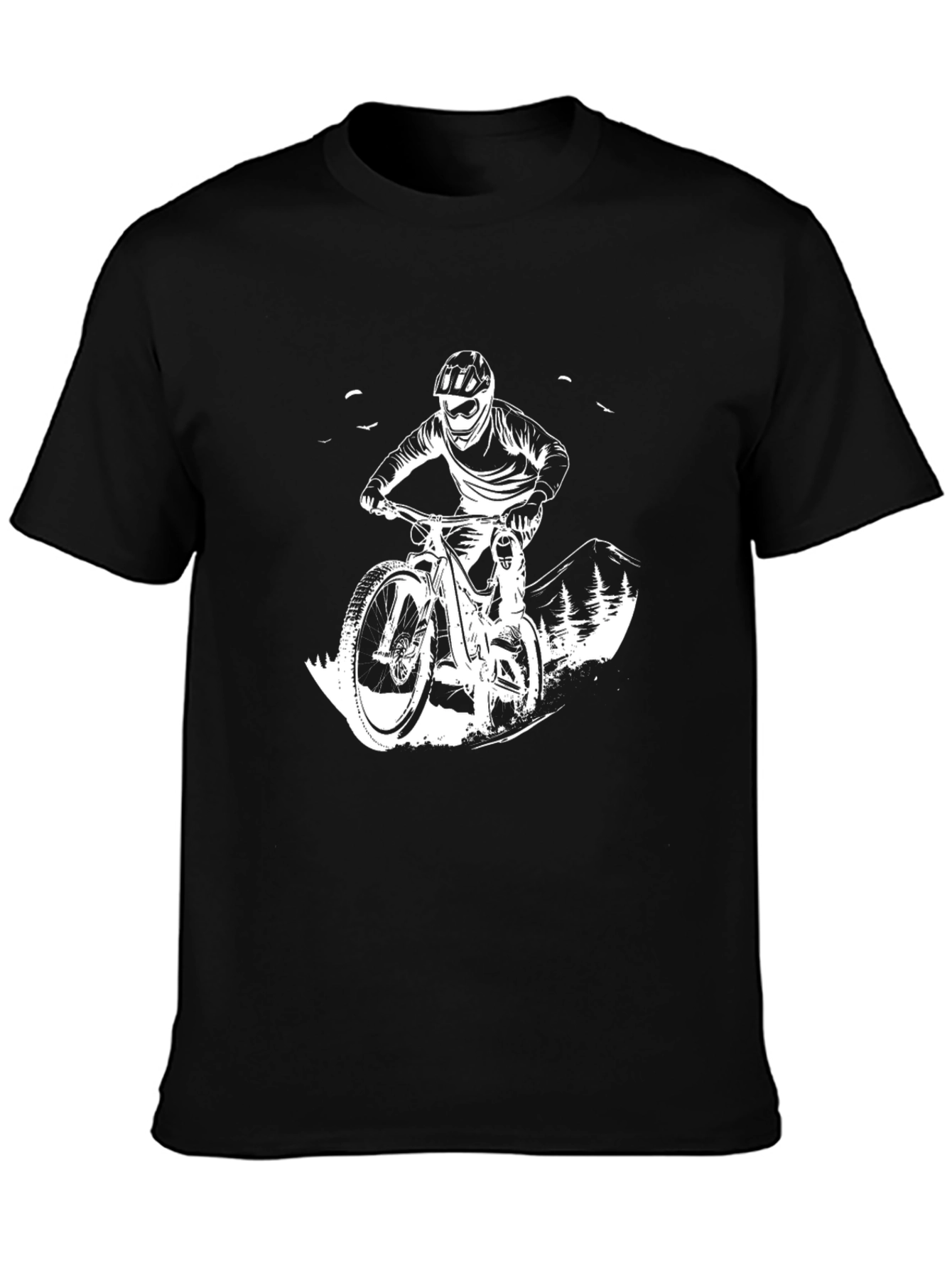Mountain Bike Rider Graphic T-Shirt