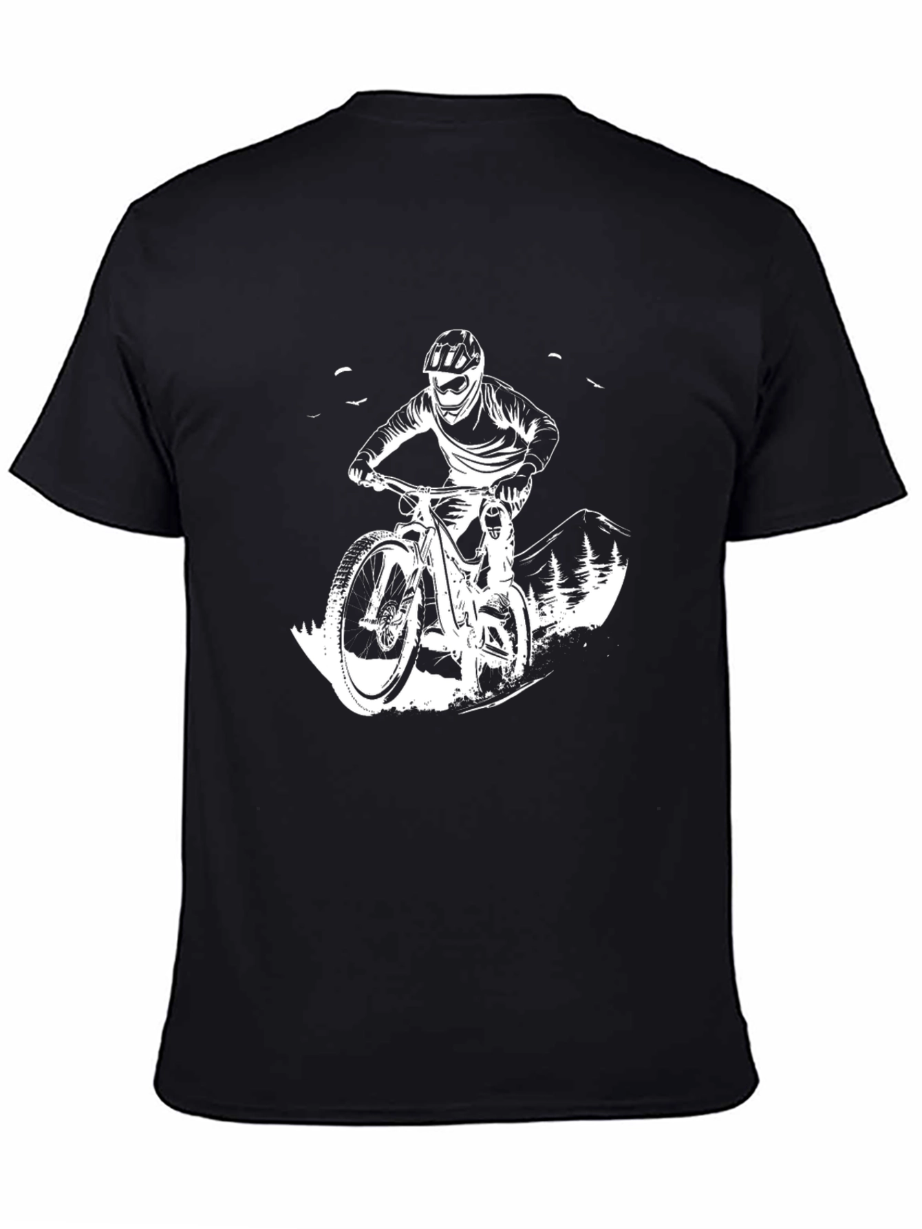 Mountain Bike Rider Graphic T-Shirt