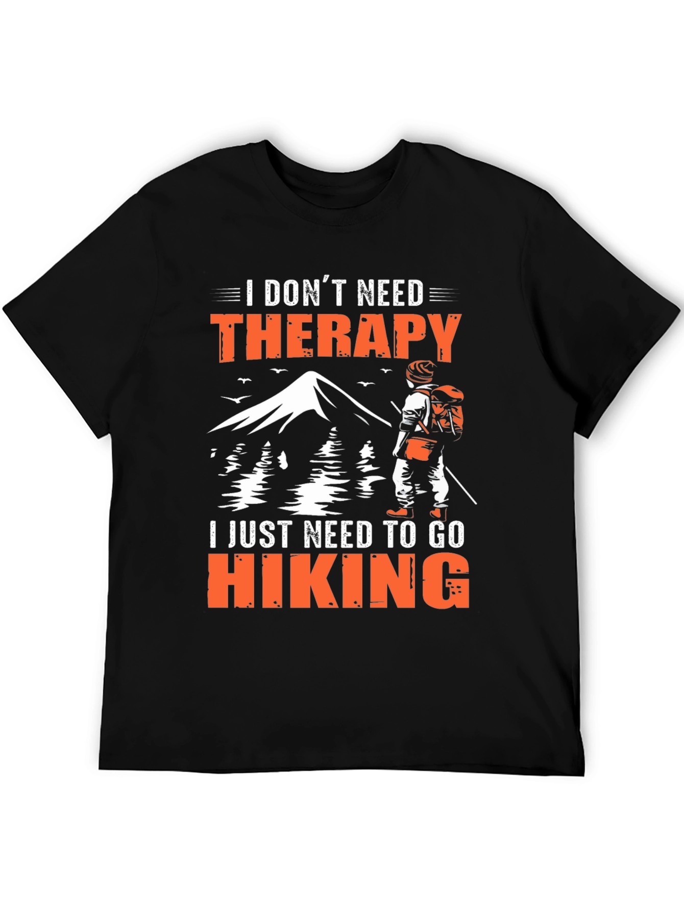 Hiking Therapy Graphic T-Shirt