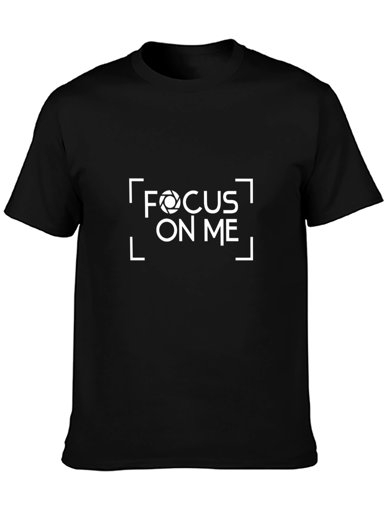 Focus On Me Camera T-Shirt - Black