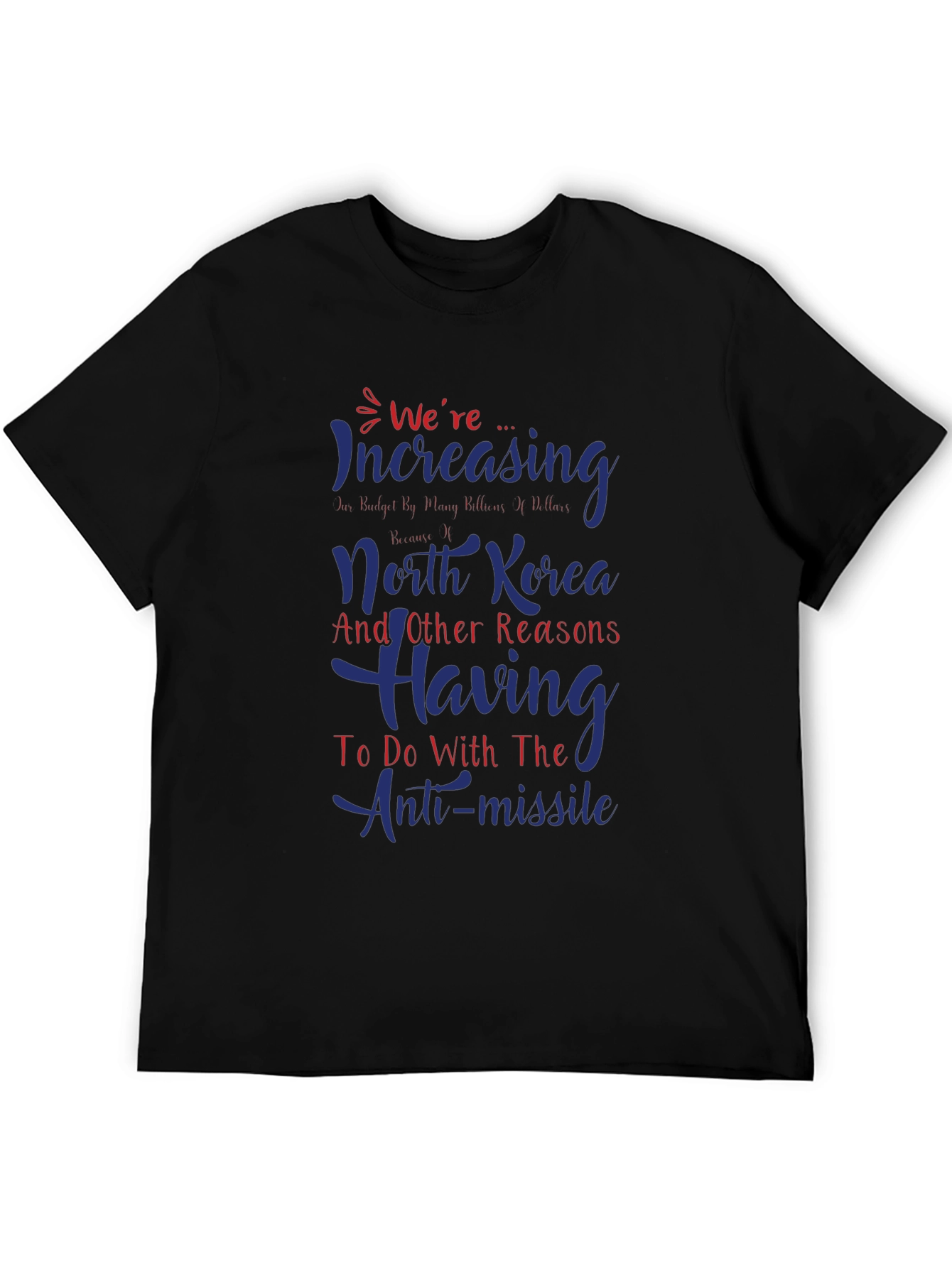 Were Increasing Anti-Missile Graphic T-Shirt