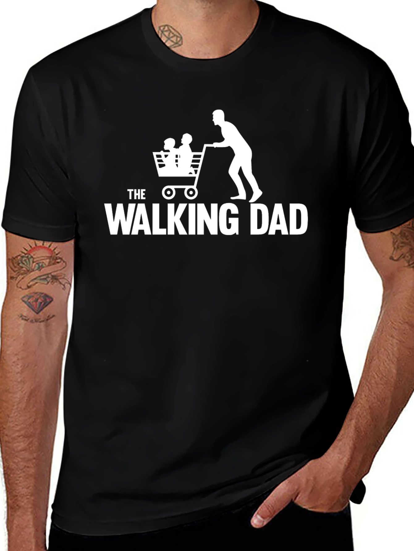 The Walking Dad T-Shirt - Fathers Day Gift