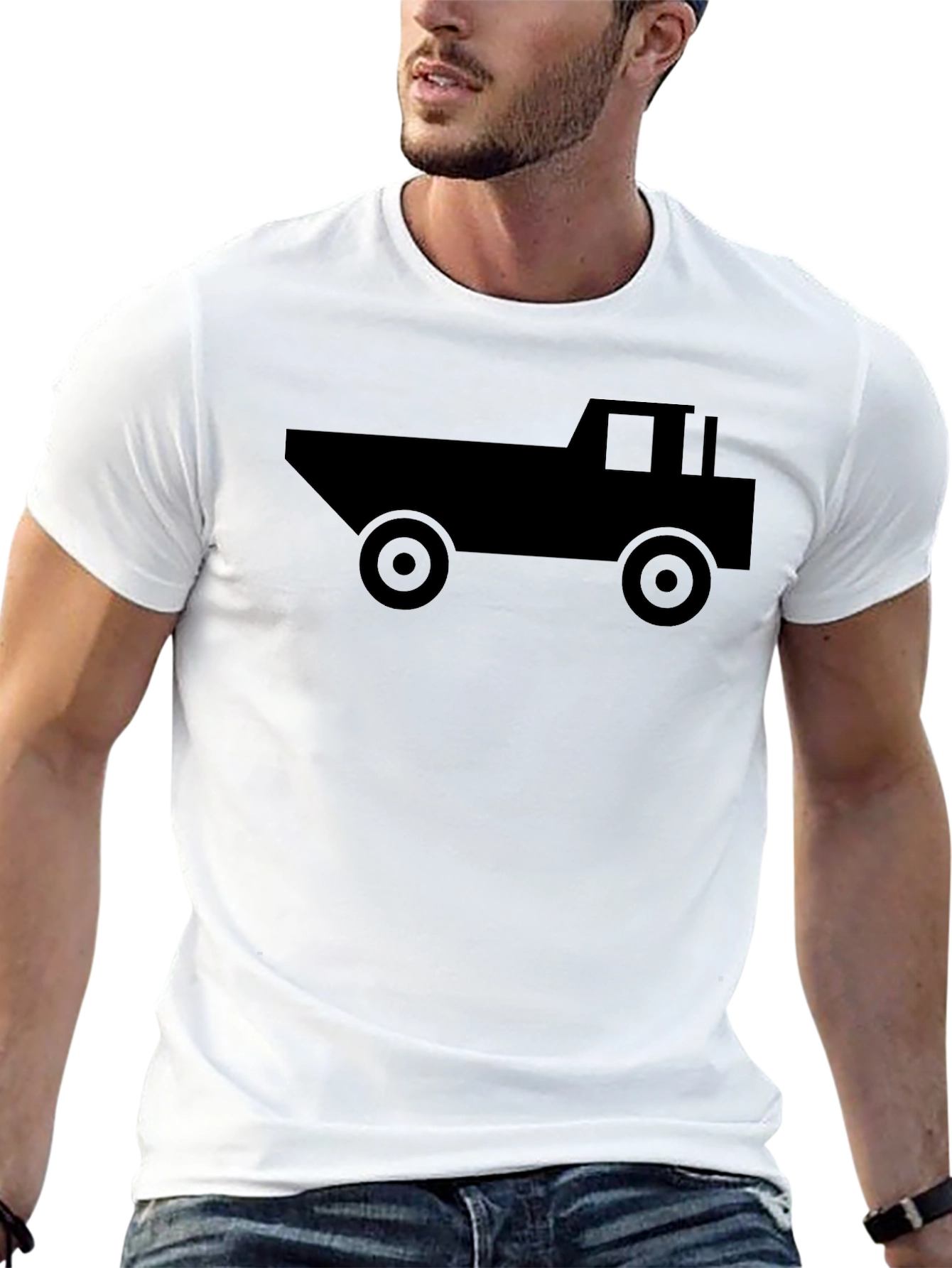 Black Truck Graphic Tee - Mens Style