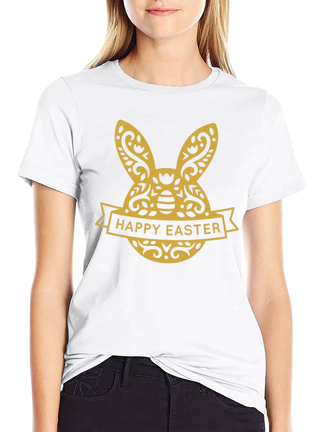 Happy Easter Bunny Graphic T-Shirt