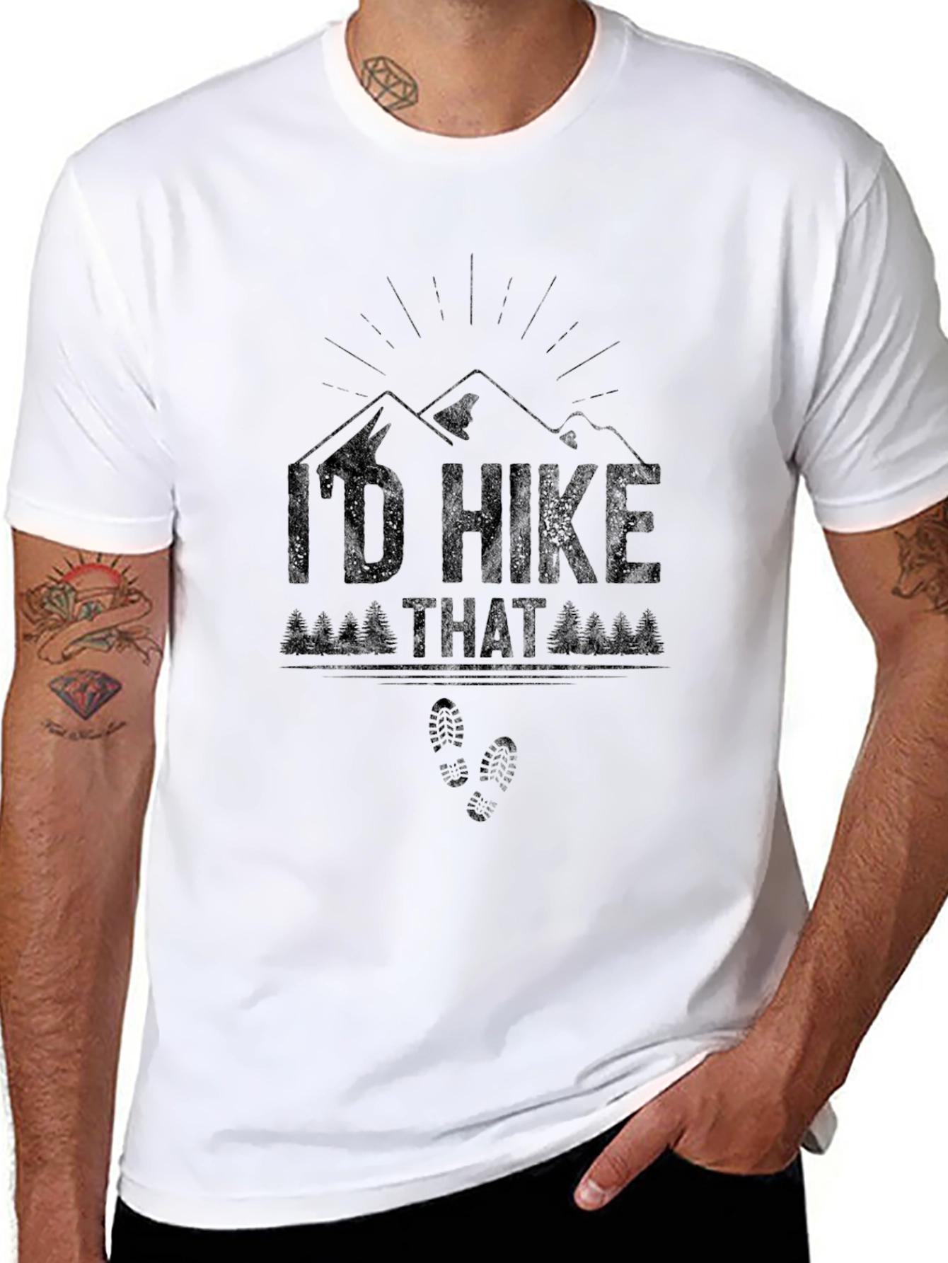 Id Hike That T-Shirt - Mountain Hiking Apparel