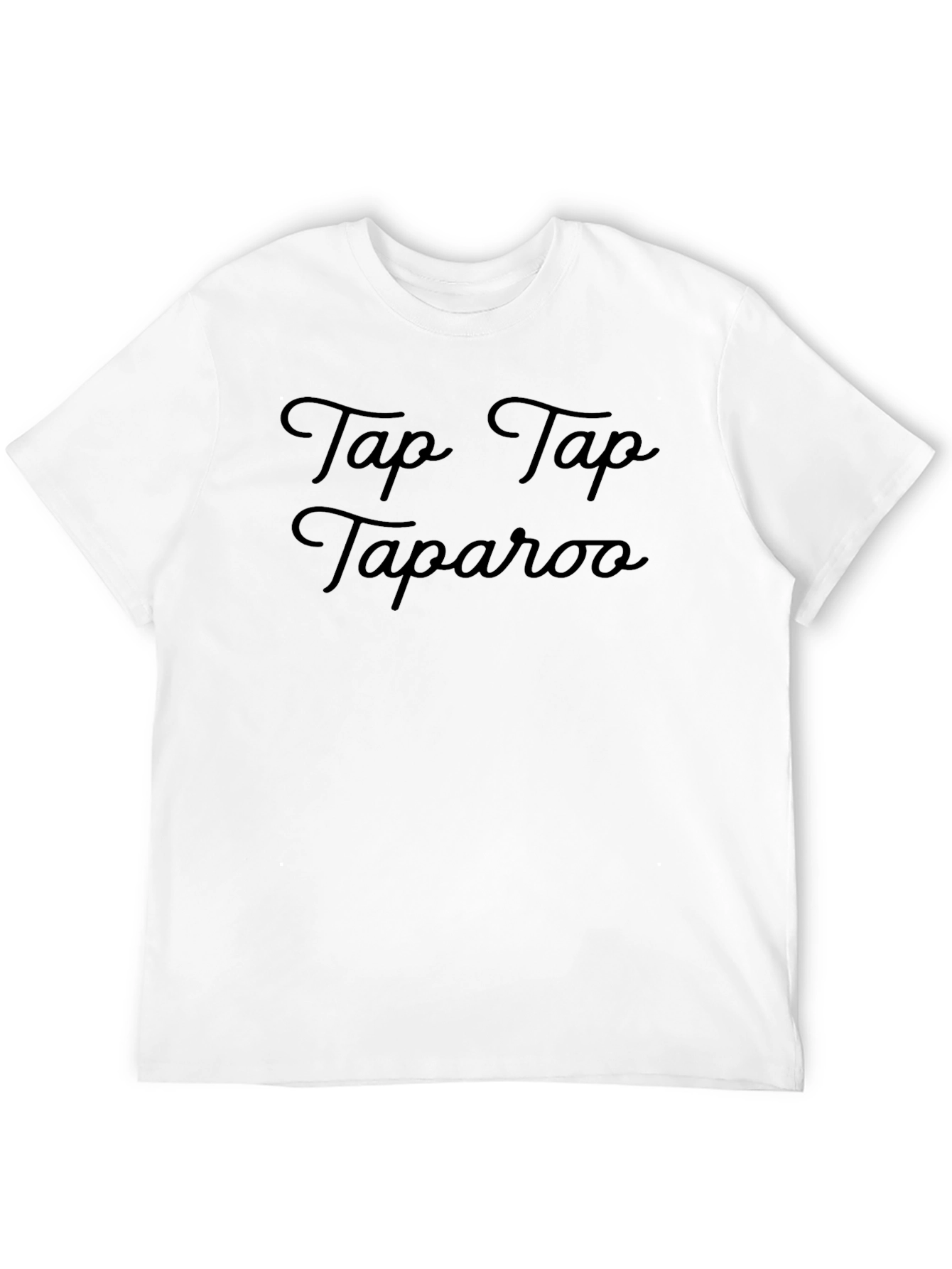 Tap Tap Taparoo - Mens Black Graphic Tee