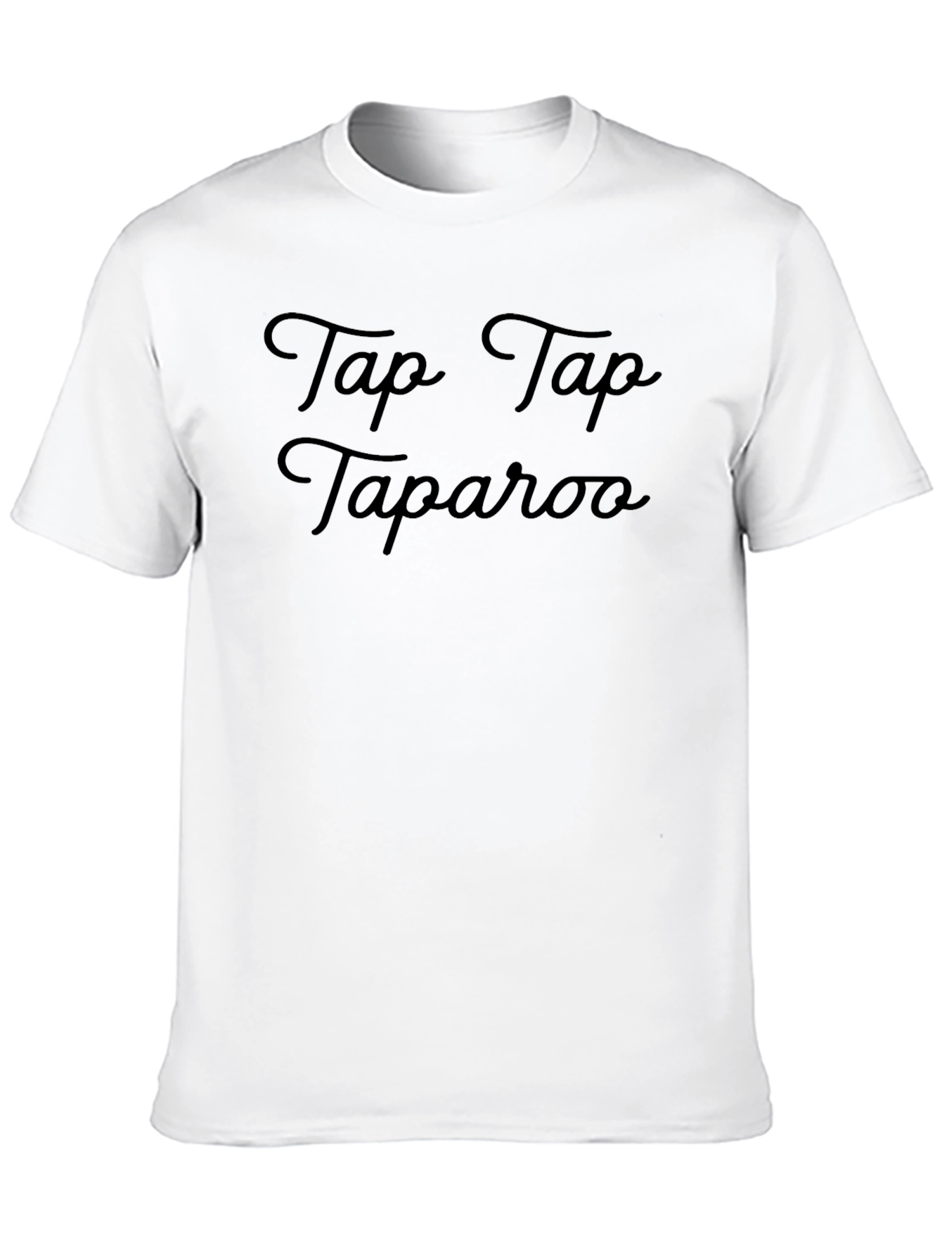 Tap Tap Taparoo - Mens Black Graphic Tee