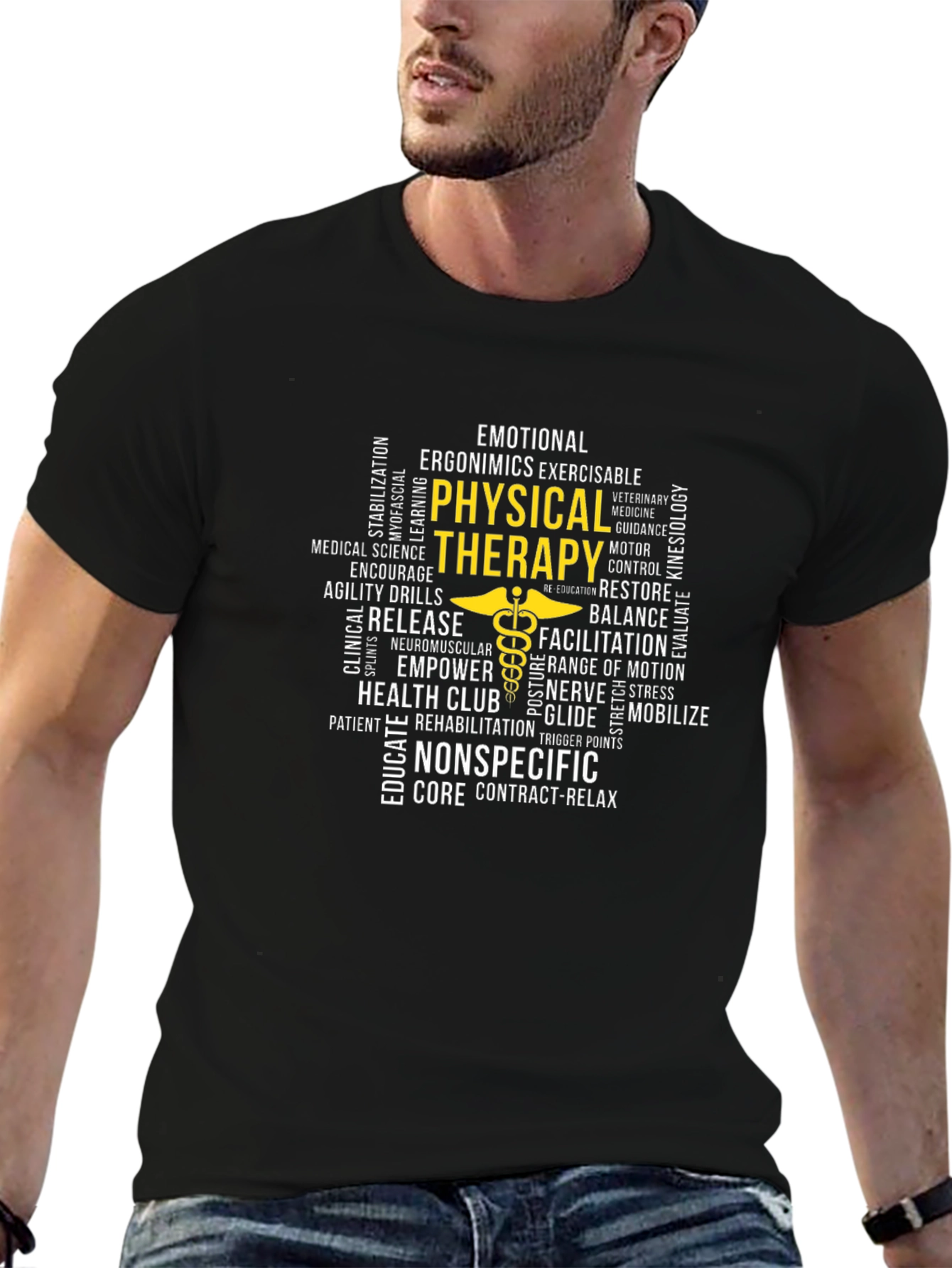Physical Therapy Word Art T-Shirt