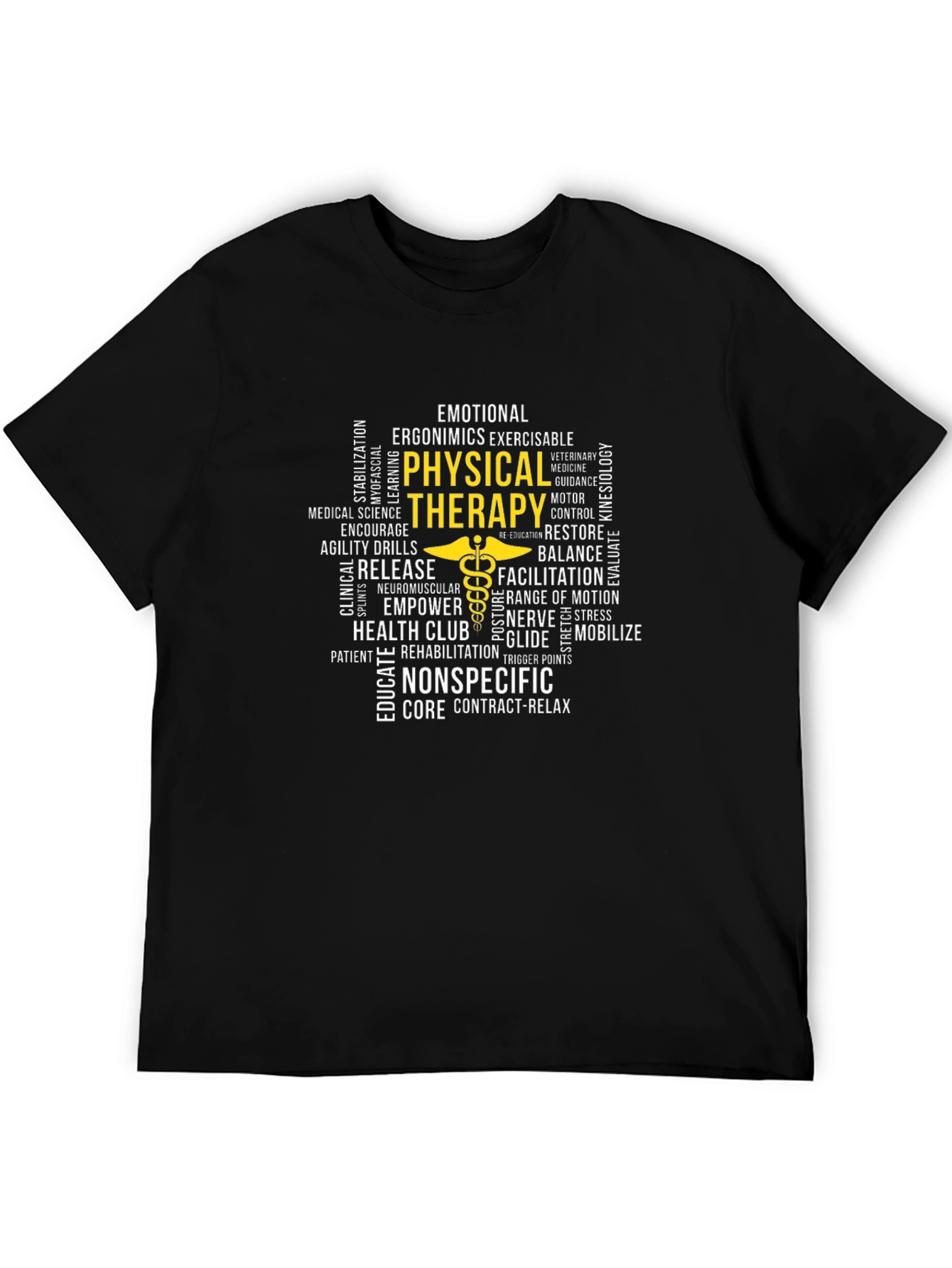 Physical Therapy Word Art T-Shirt