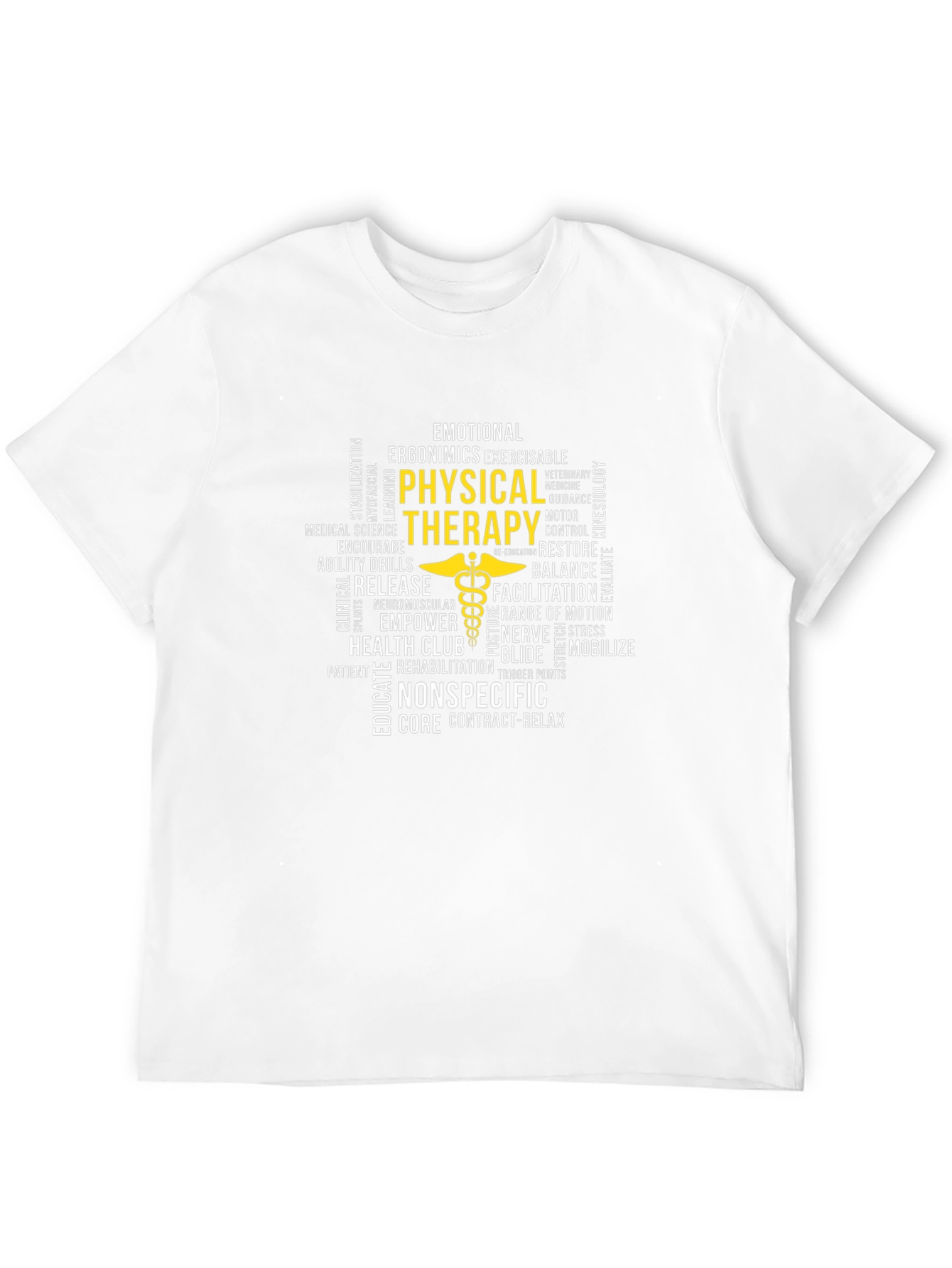 Physical Therapy Word Art T-Shirt