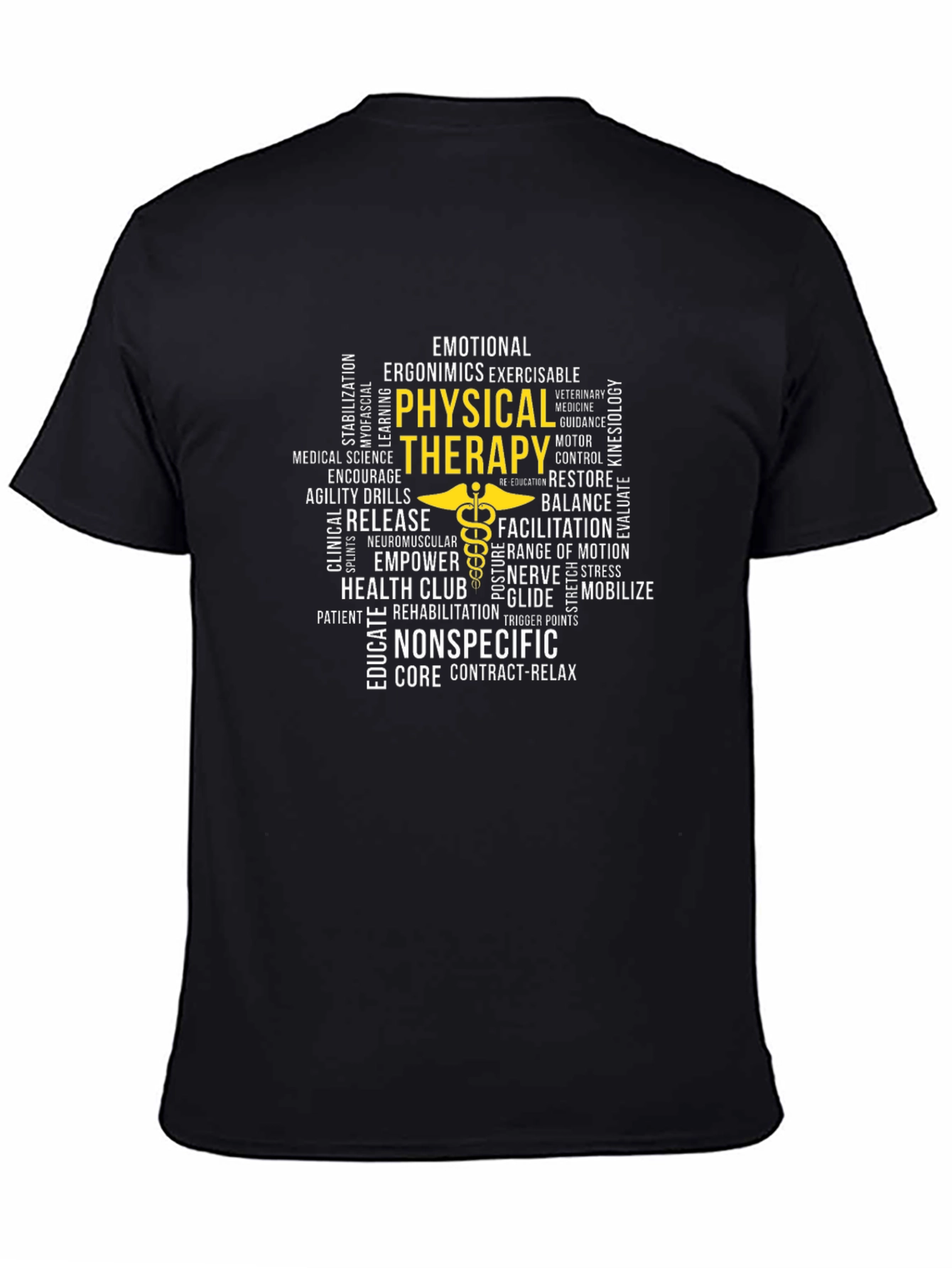Physical Therapy Word Art T-Shirt