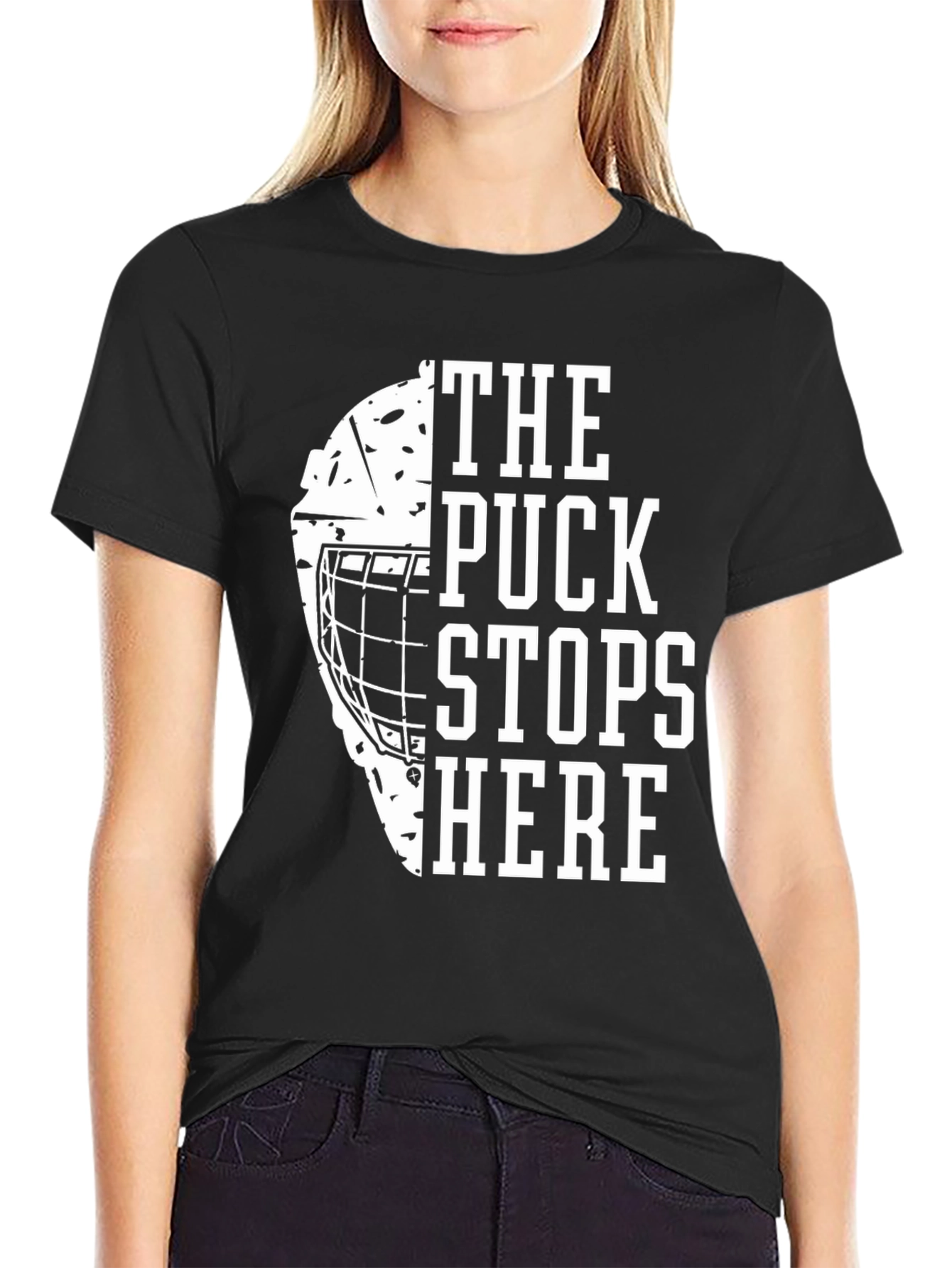 The Puck Stops Here Hockey T-Shirt