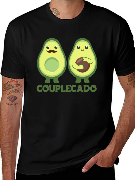 Couplecado Avocado Graphic T-Shirt