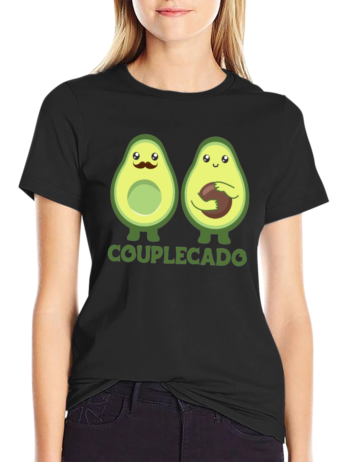 Couplecado Avocado Graphic T-Shirt