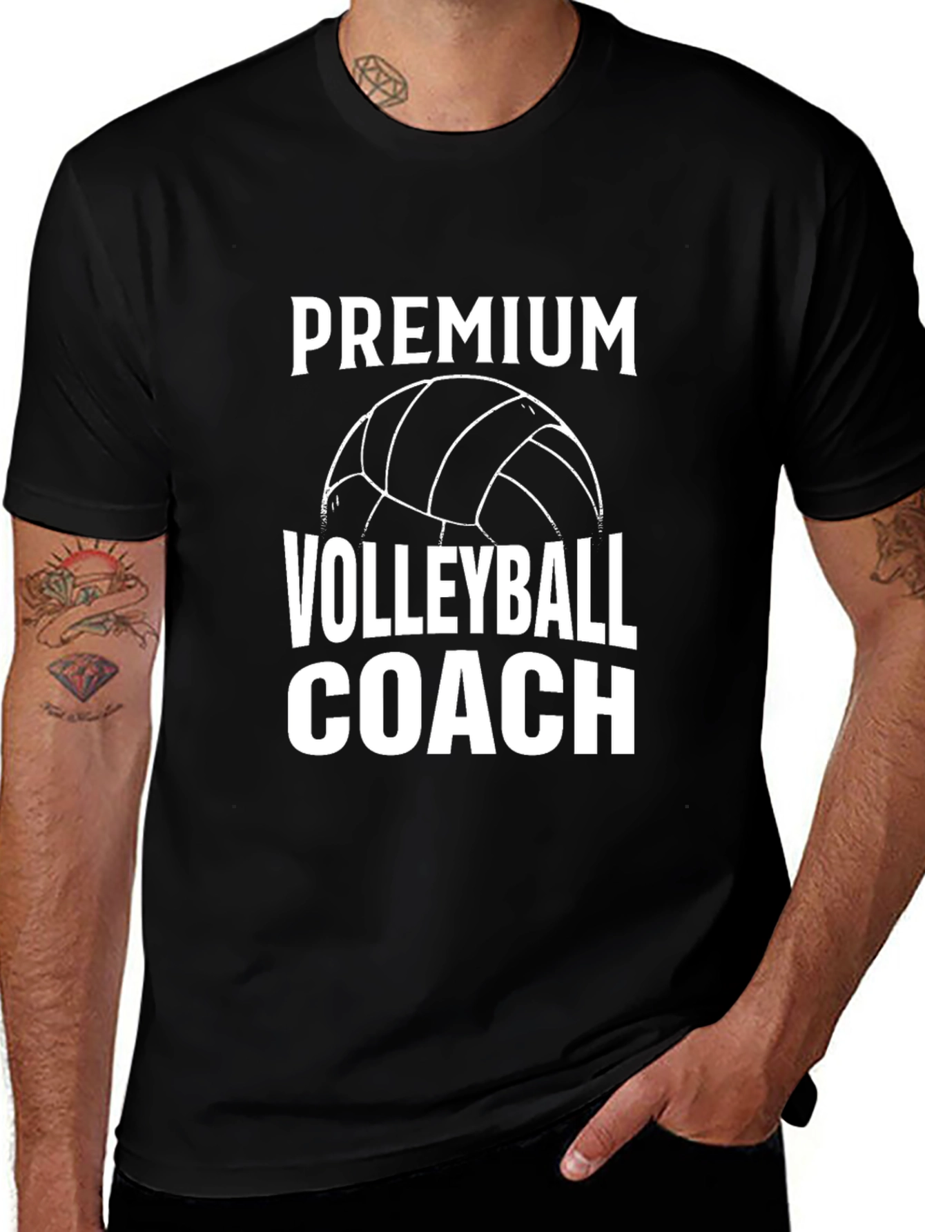 Premium Volleyball Coach T-Shirt