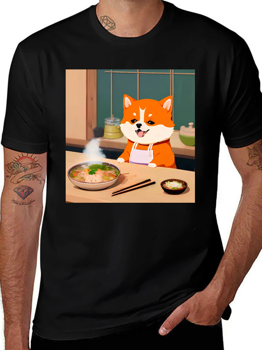 Chef Dog T-Shirt - Anime Style