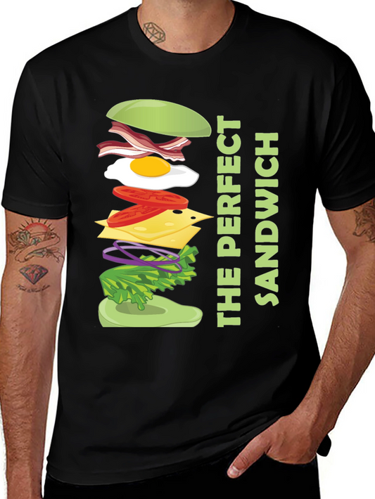 The Perfect Sandwich Graphic Tee - Food Lover Shirt