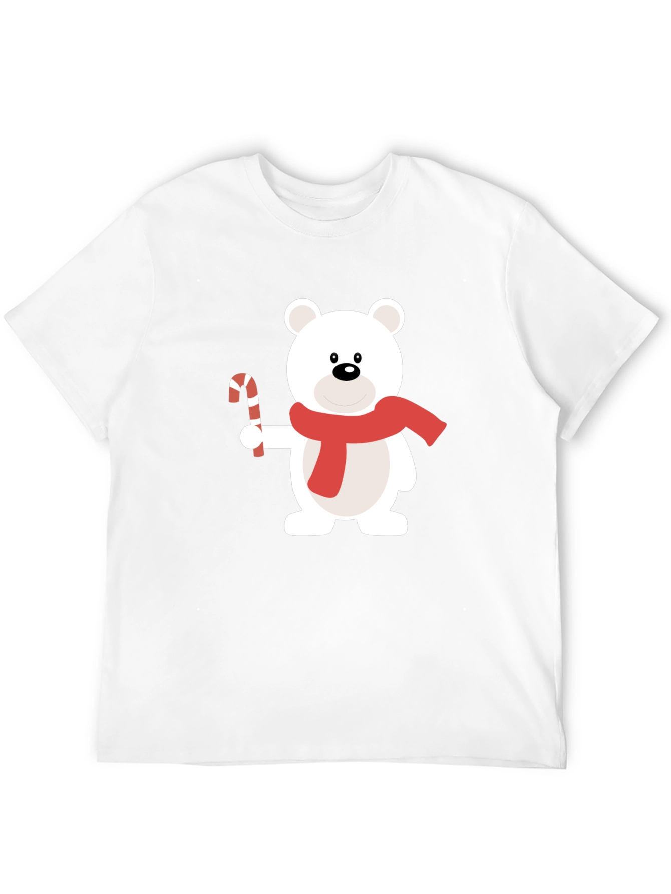 Festive Bear Graphic Tee - Holiday Style