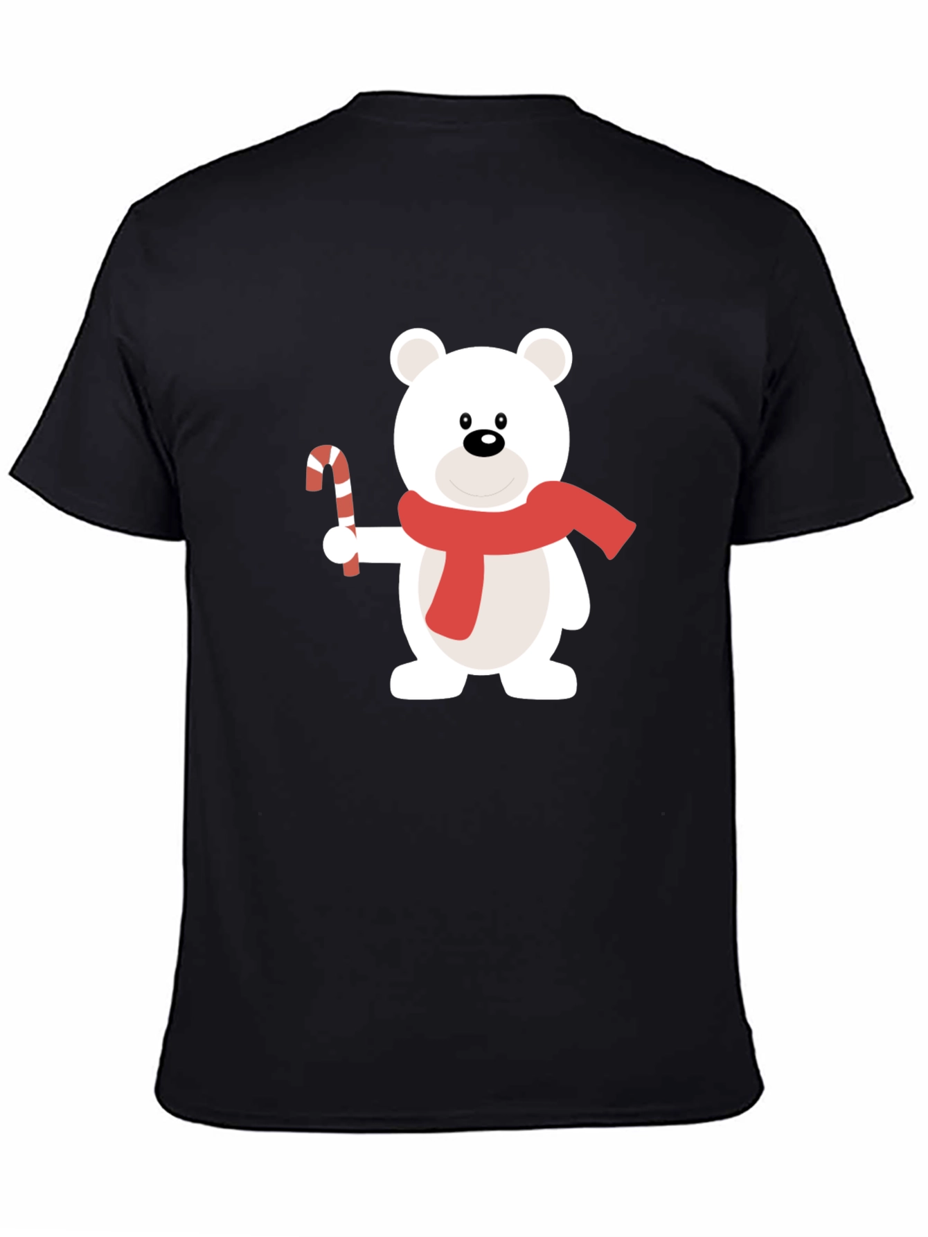 Festive Bear Graphic Tee - Holiday Style
