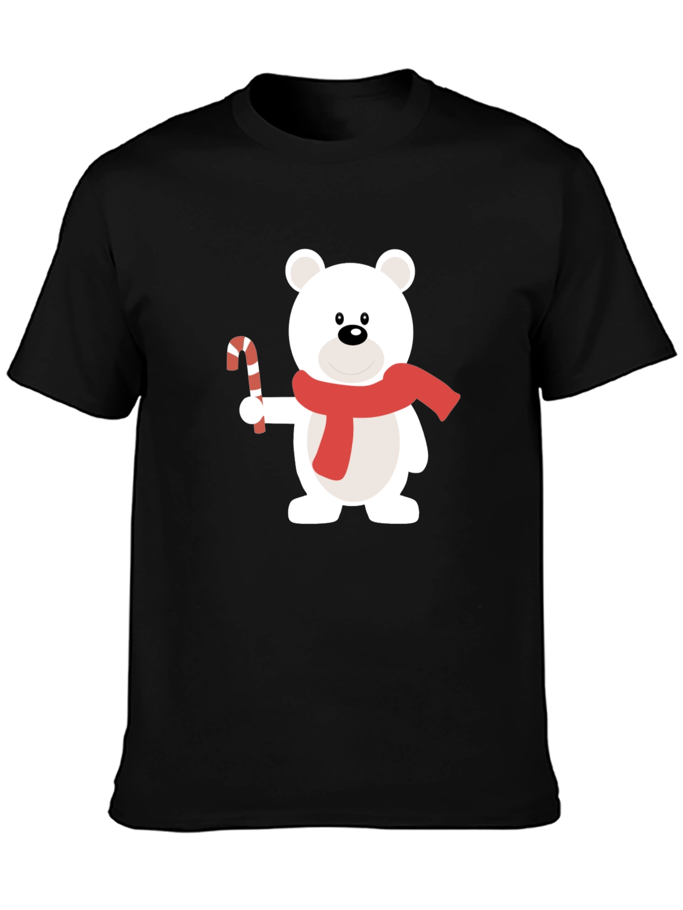 Festive Bear Graphic Tee - Holiday Style