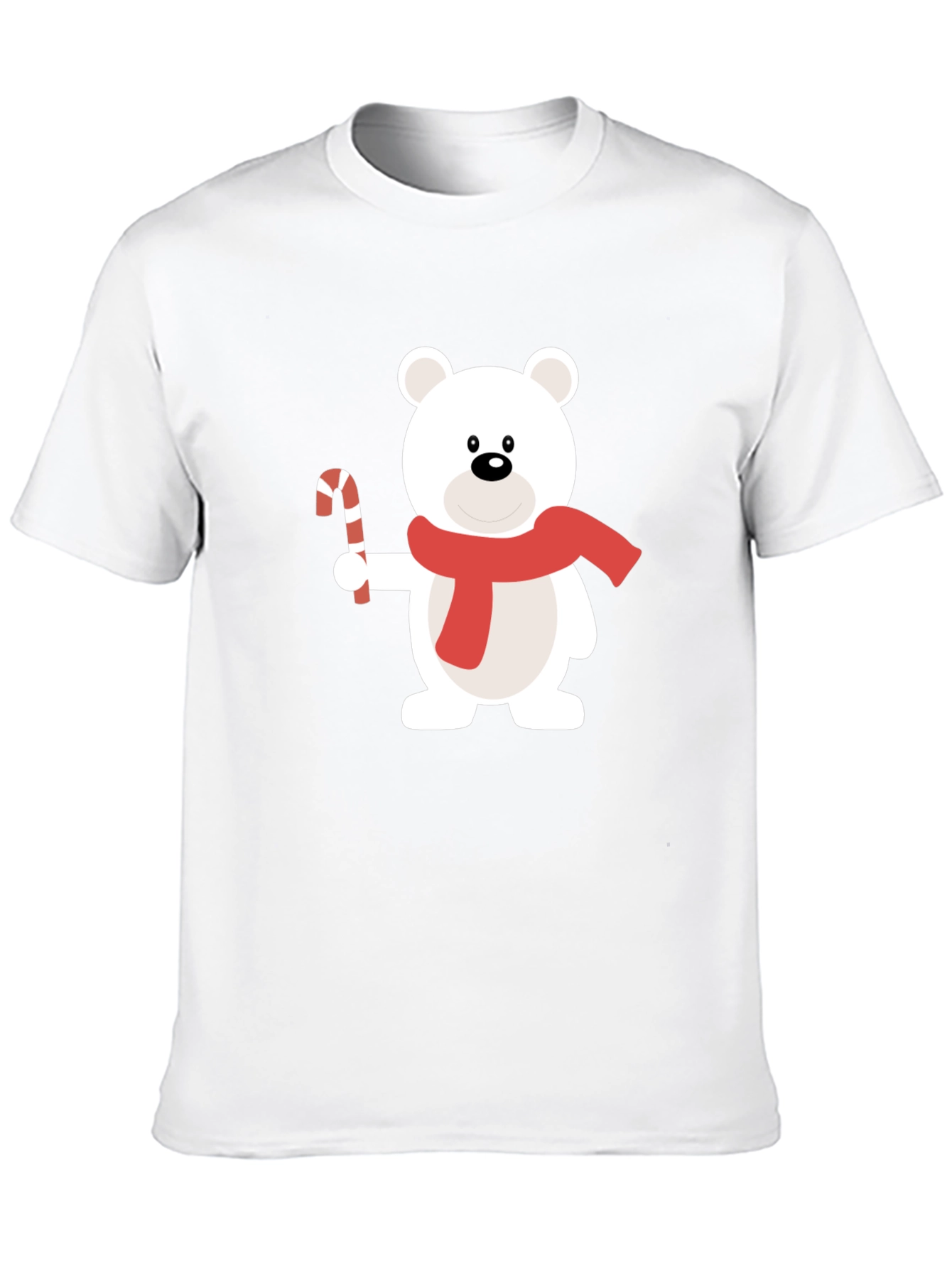 Festive Bear Graphic Tee - Holiday Style