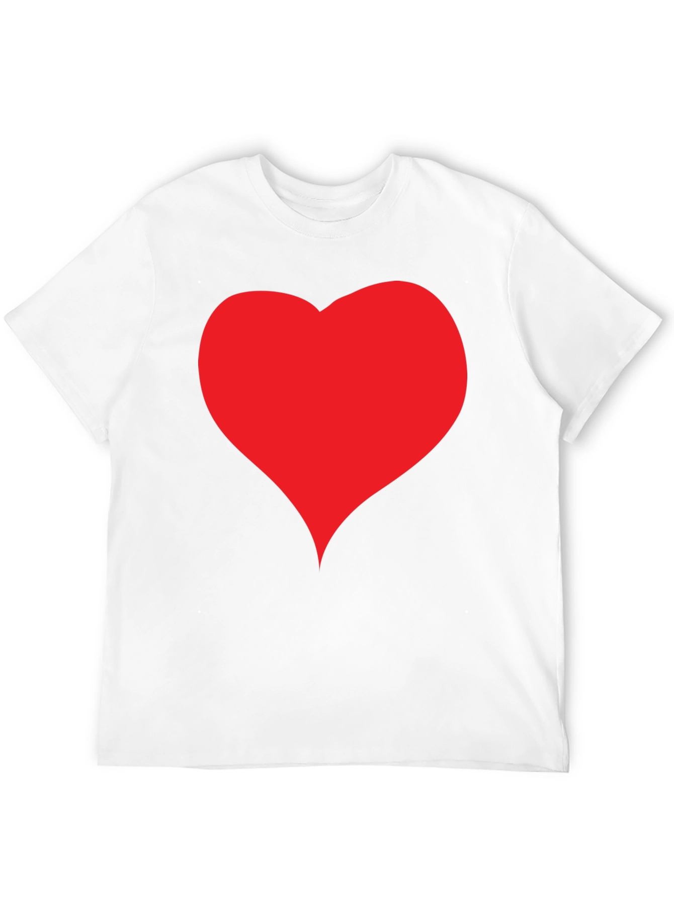 Heart Graphic Black T-Shirt - Casual Style