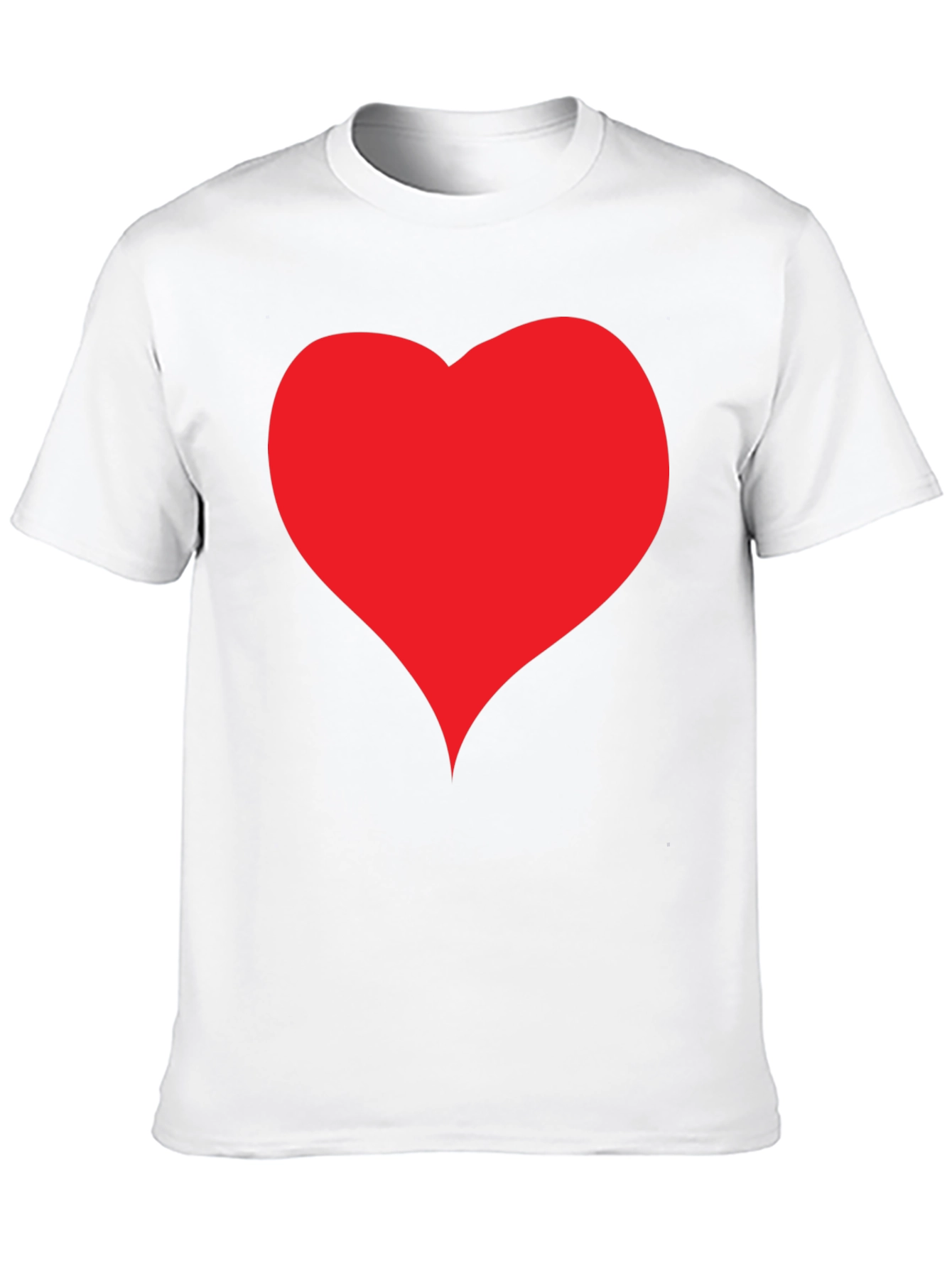 Heart Graphic Black T-Shirt - Casual Style