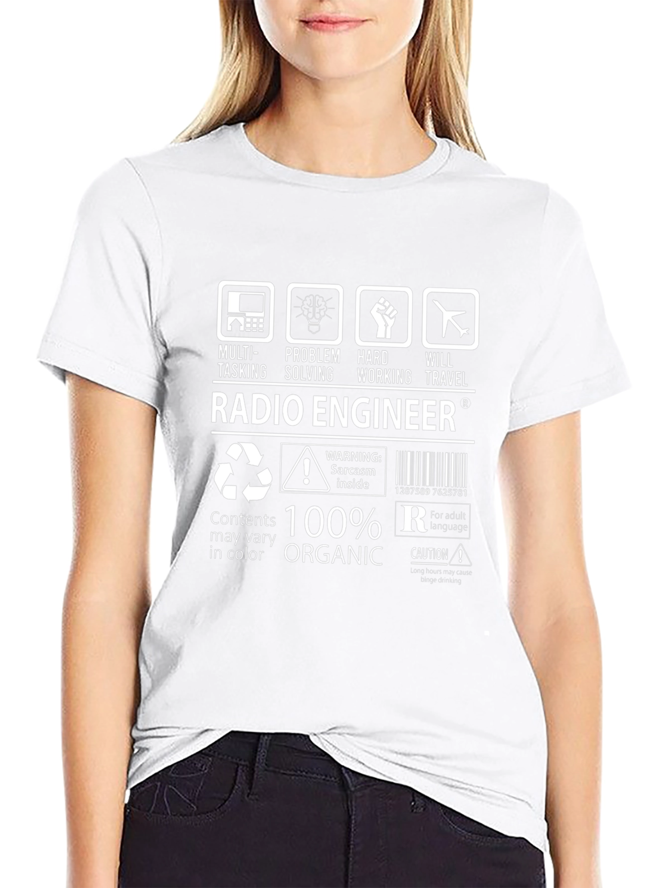 Radio Engineer 100% Organic Graphic T-Shirt