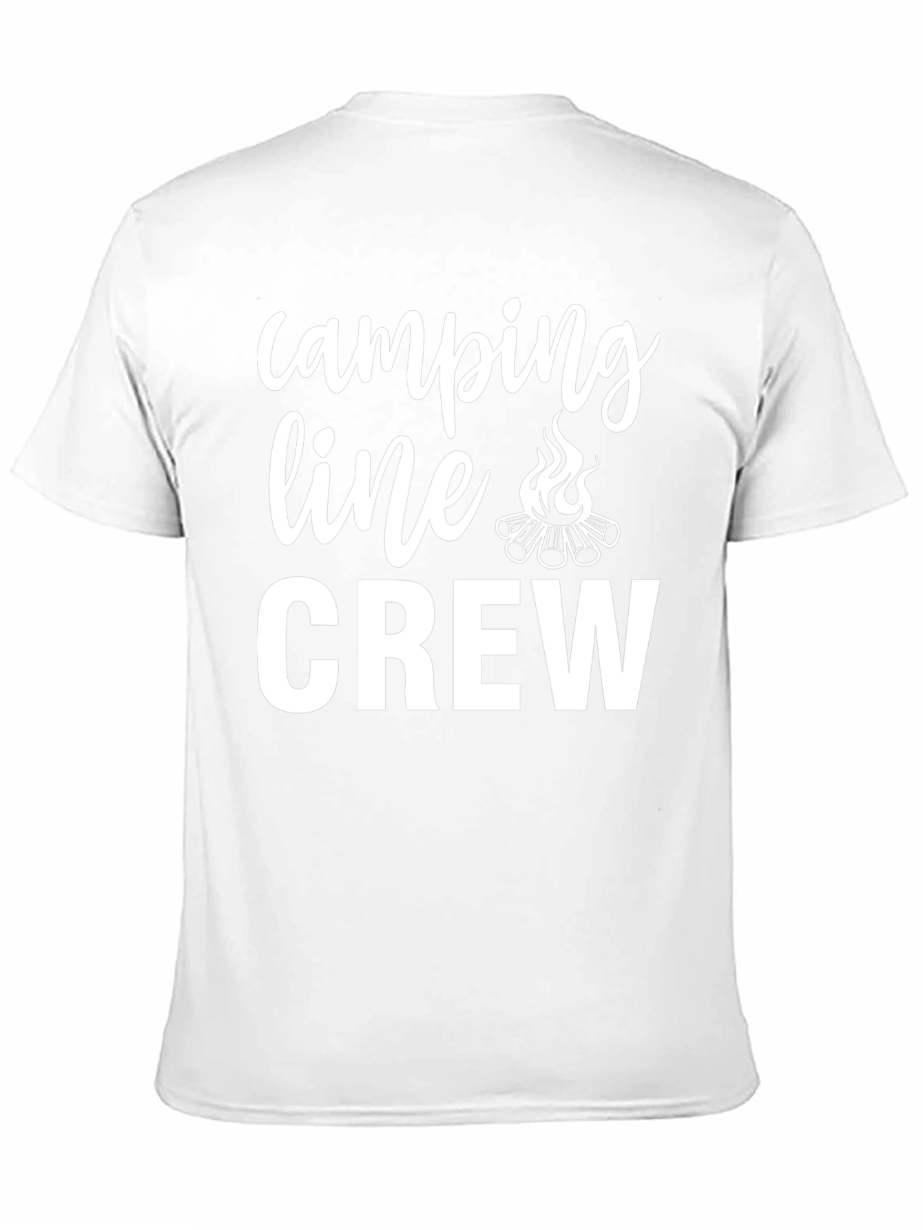 Camping Crew Graphic Tee - Black