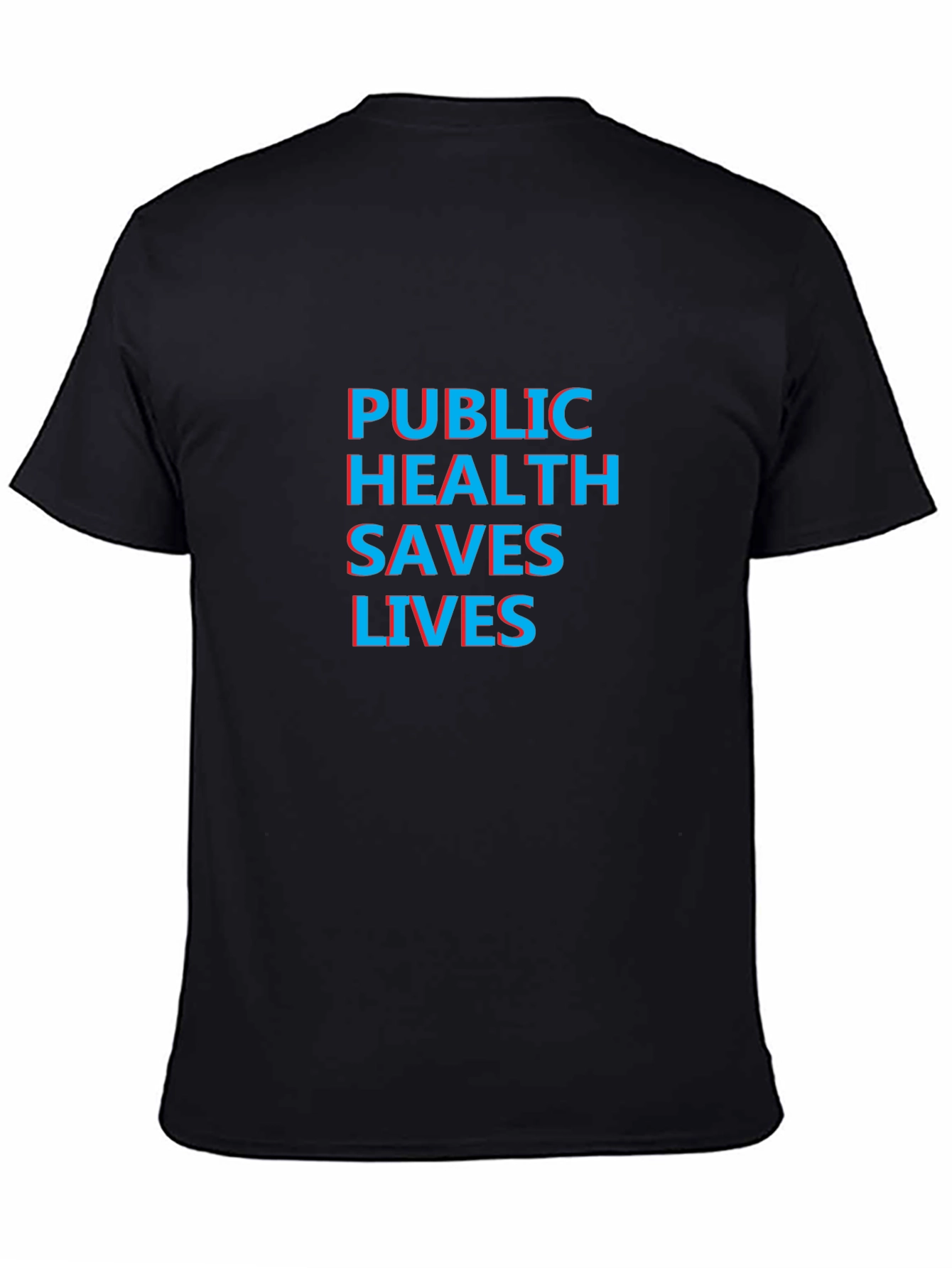 Public Health Saves Lives T-Shirt - Black
