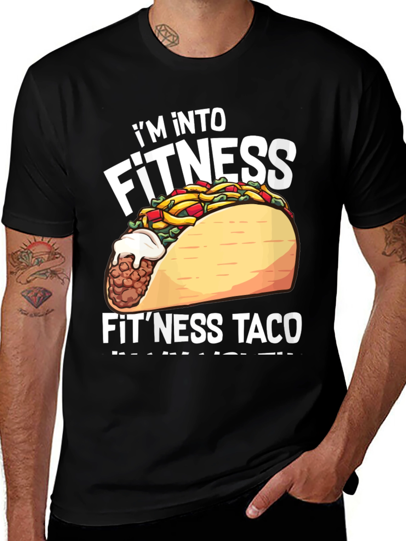 Fitness Taco Graphic T-Shirt