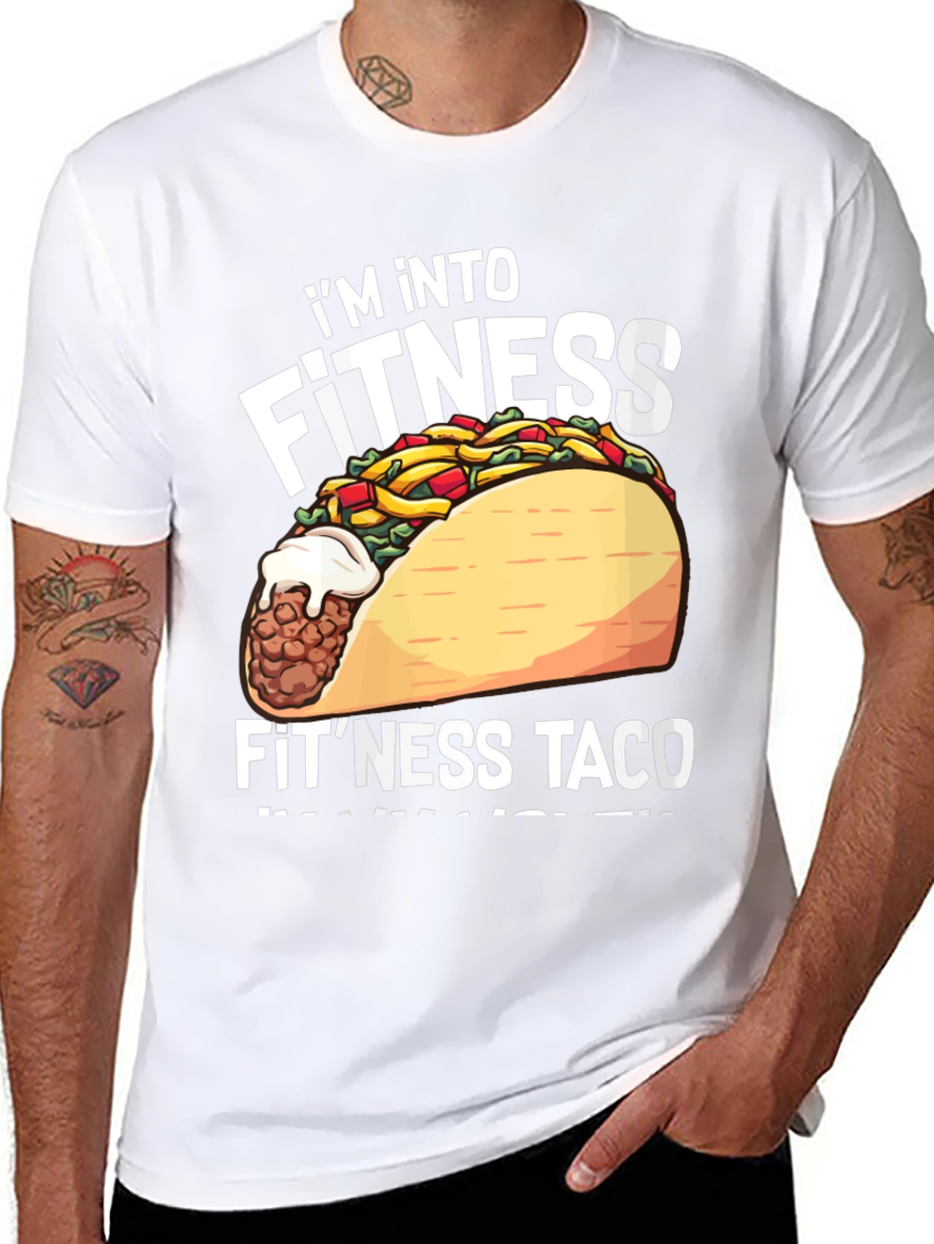 Fitness Taco Graphic T-Shirt
